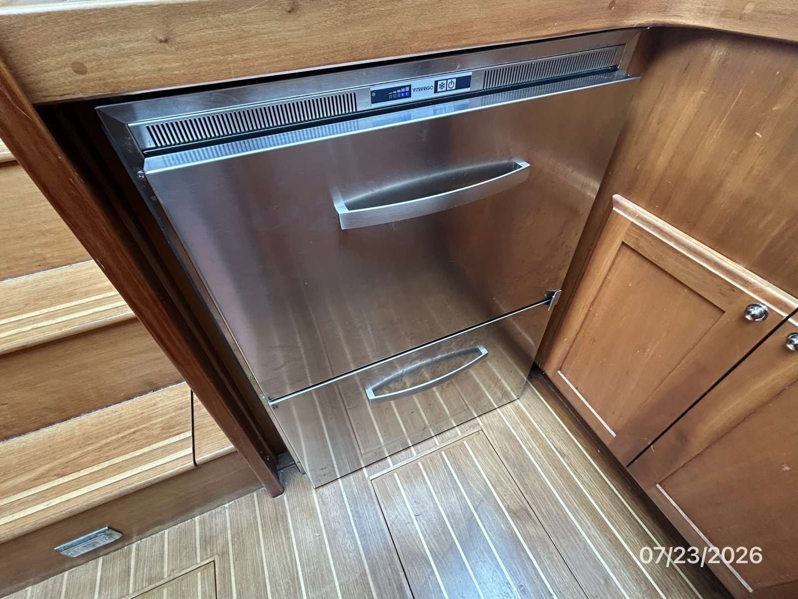 42' Sabre galley refrigeration