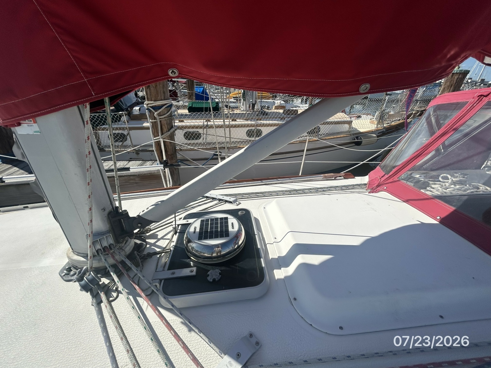 35' Scanmar boom vang