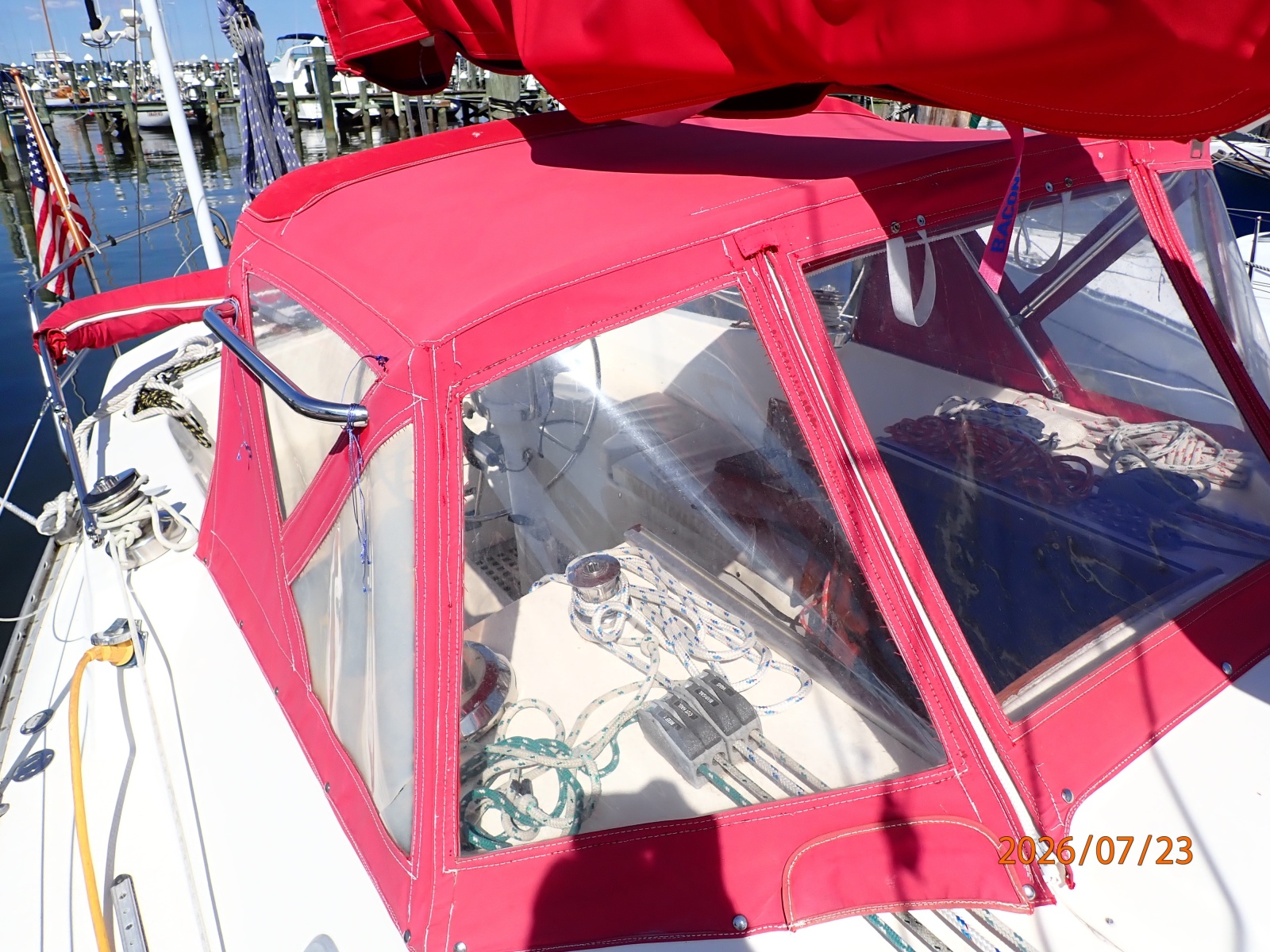 35' Scanmar dodger2