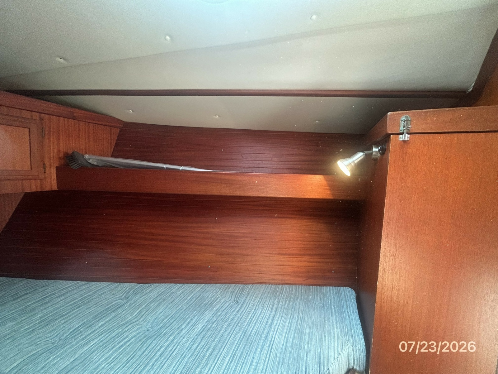 35' Scanmar forward stateroom starboard