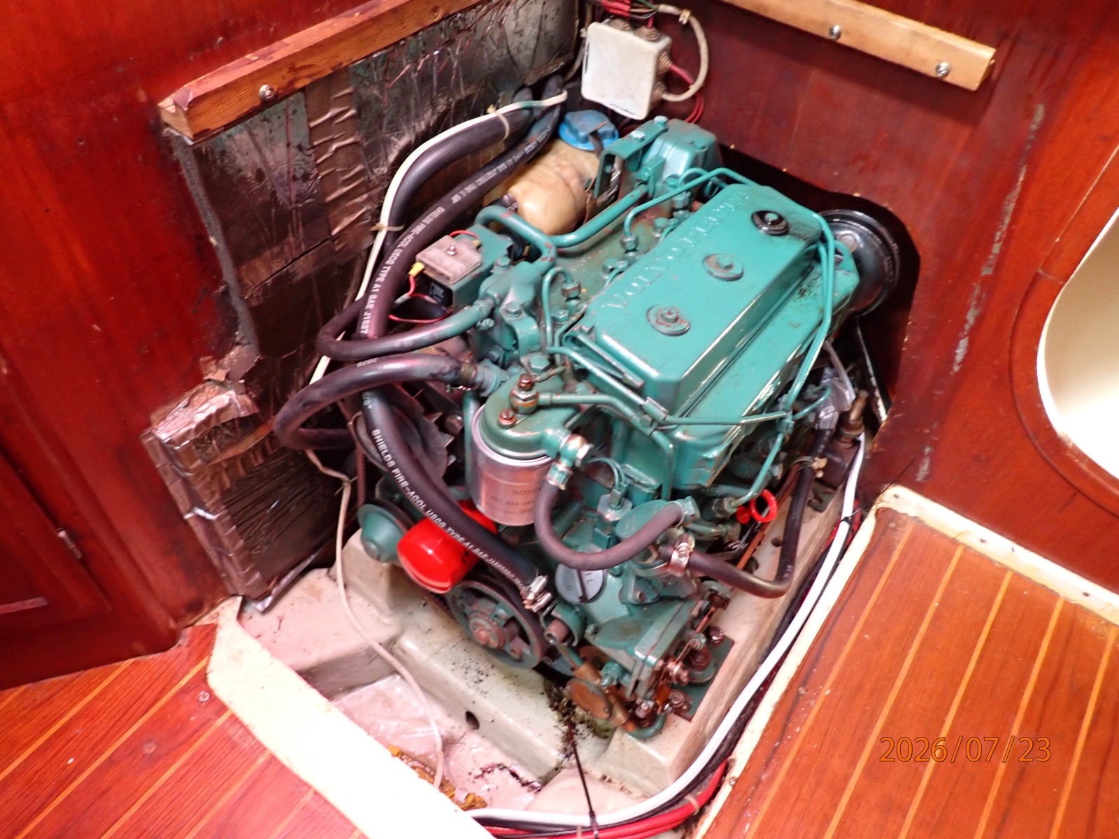 35' Scanmar auxiliary