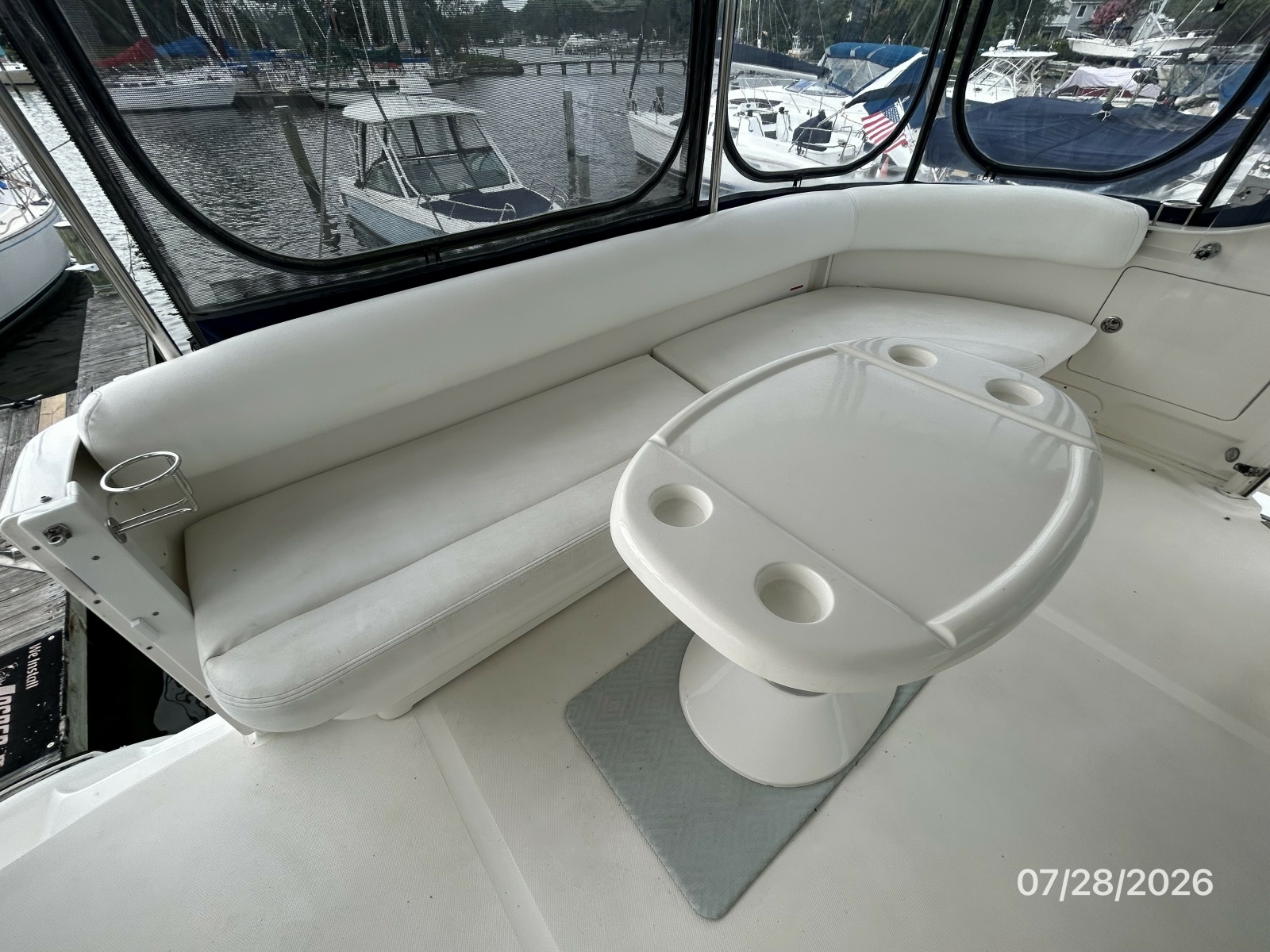 40' Sea Ray sundeck aft seating