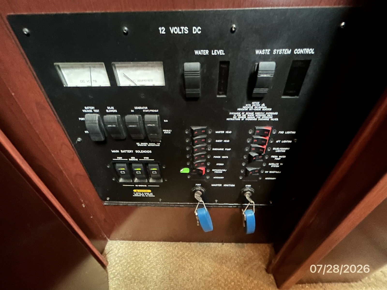 40' Sea Ray electrical panel2