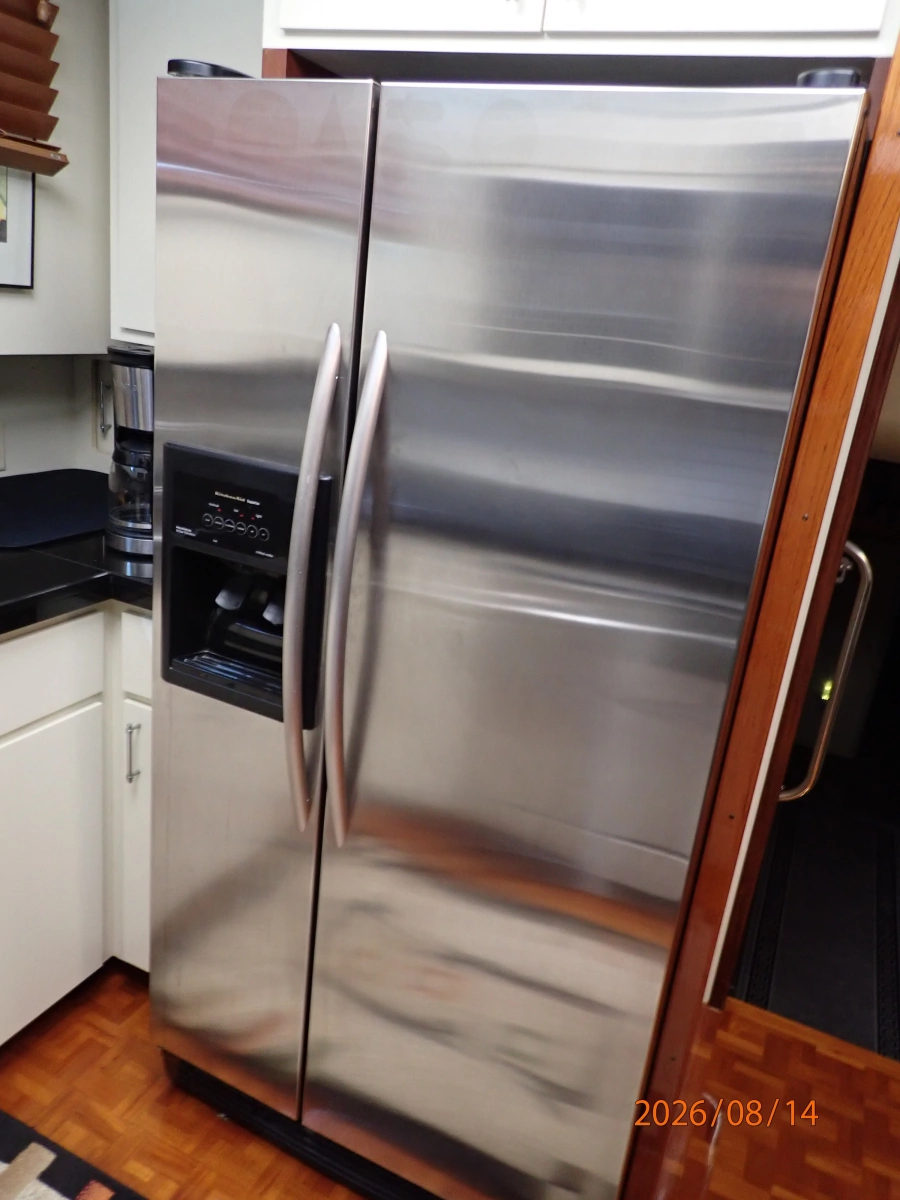 54' Hatteras galley refrigerator-freezer