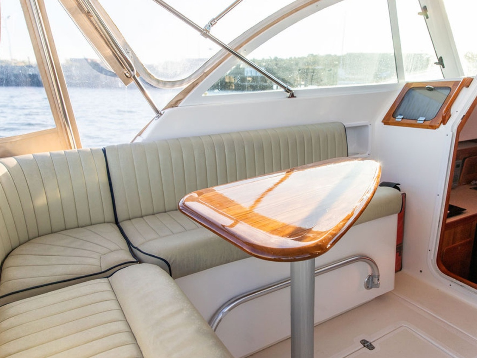 Cockpit Table and Settee
