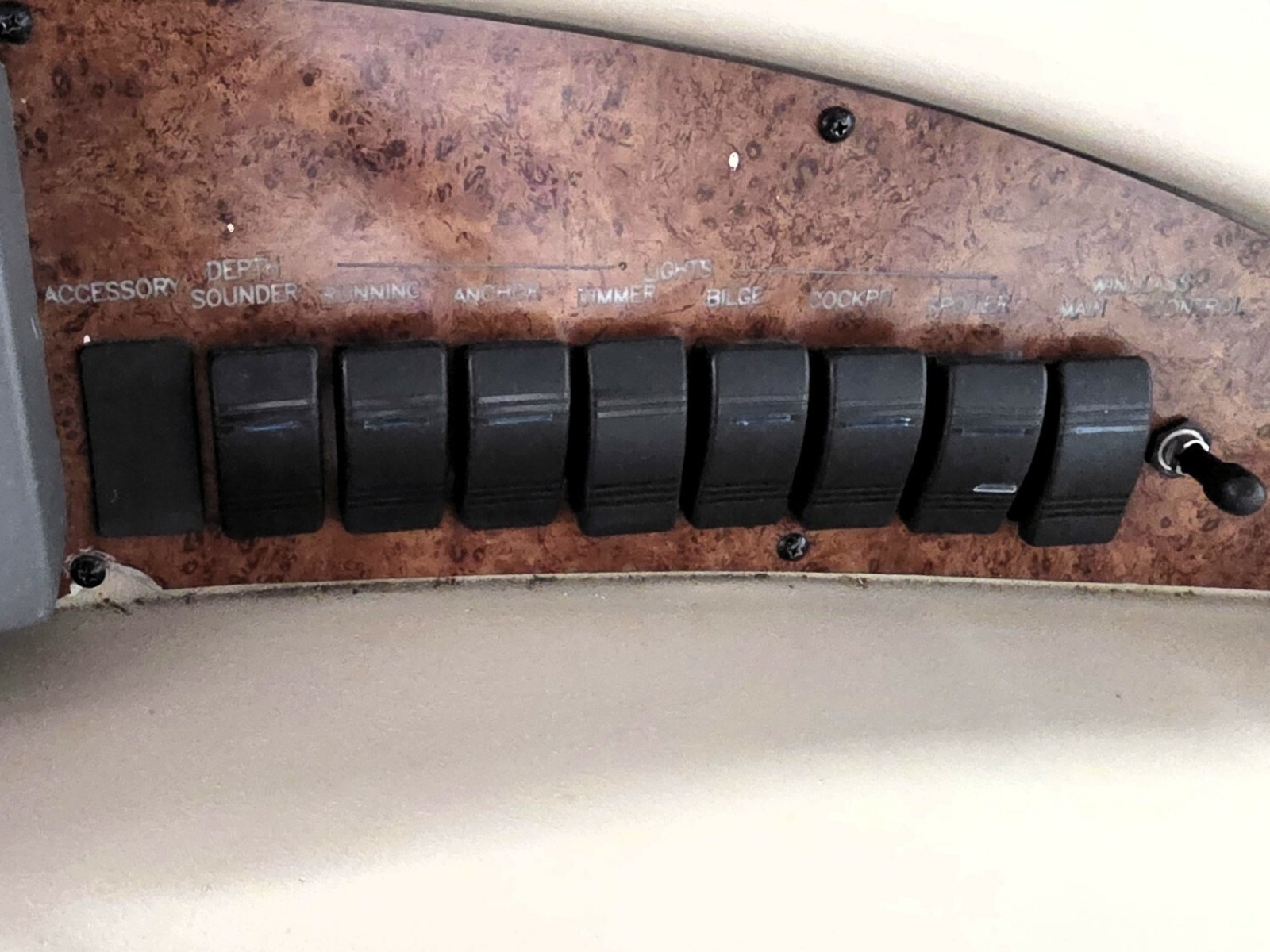 Helm  Starboard Switches