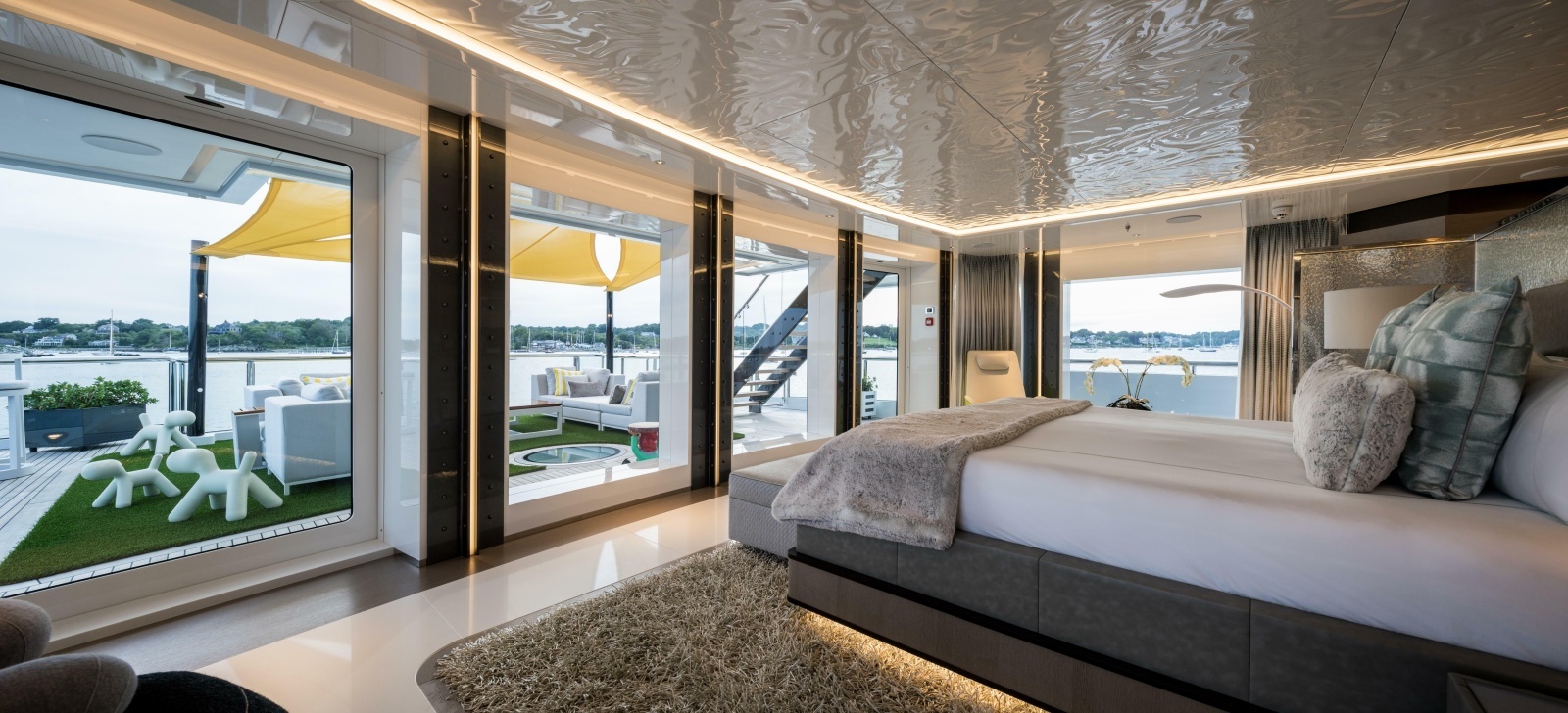 Owner's Stateroom Looking Aft To  Port 