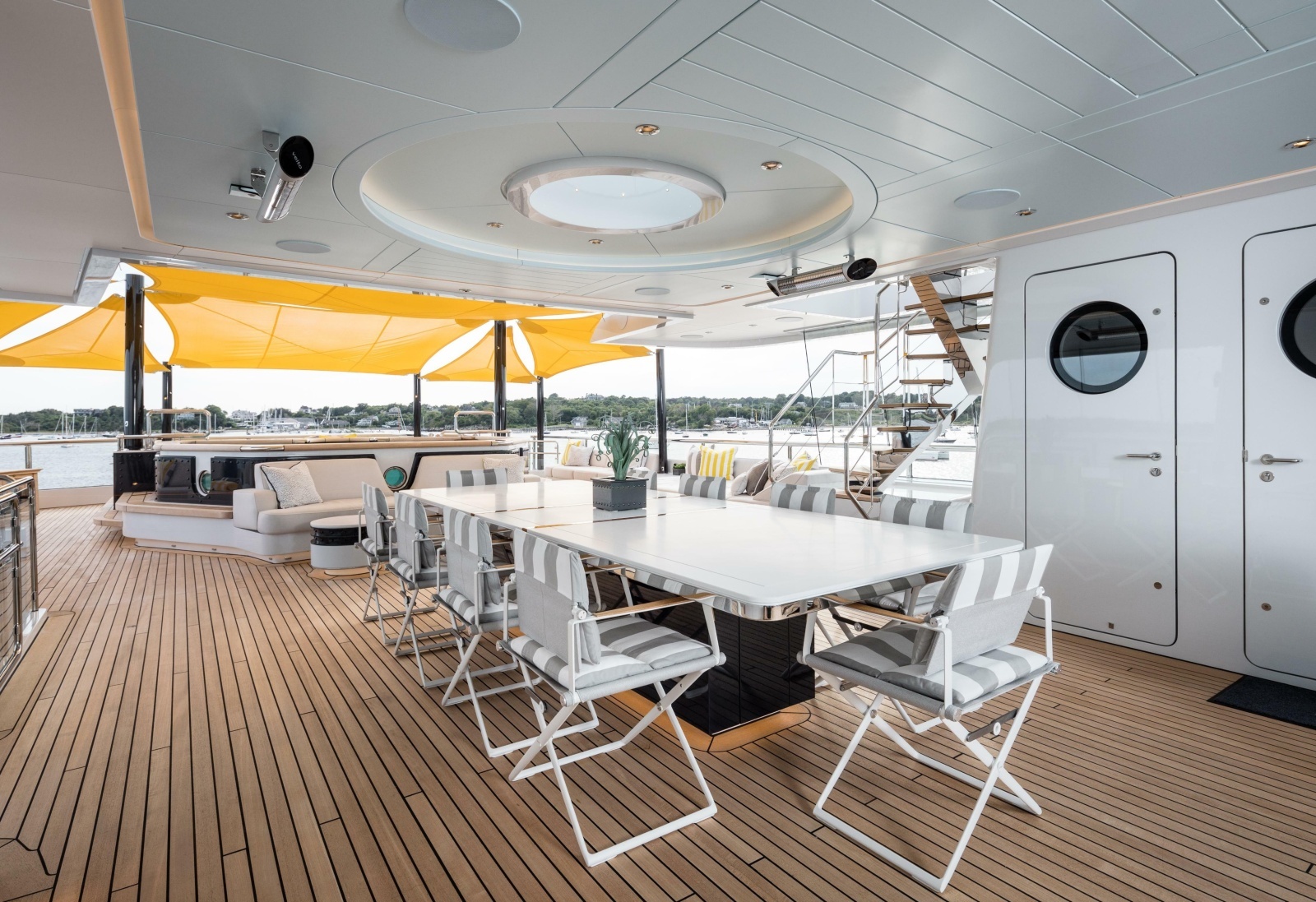 Sun Deck Dining Looking Aft To Port 