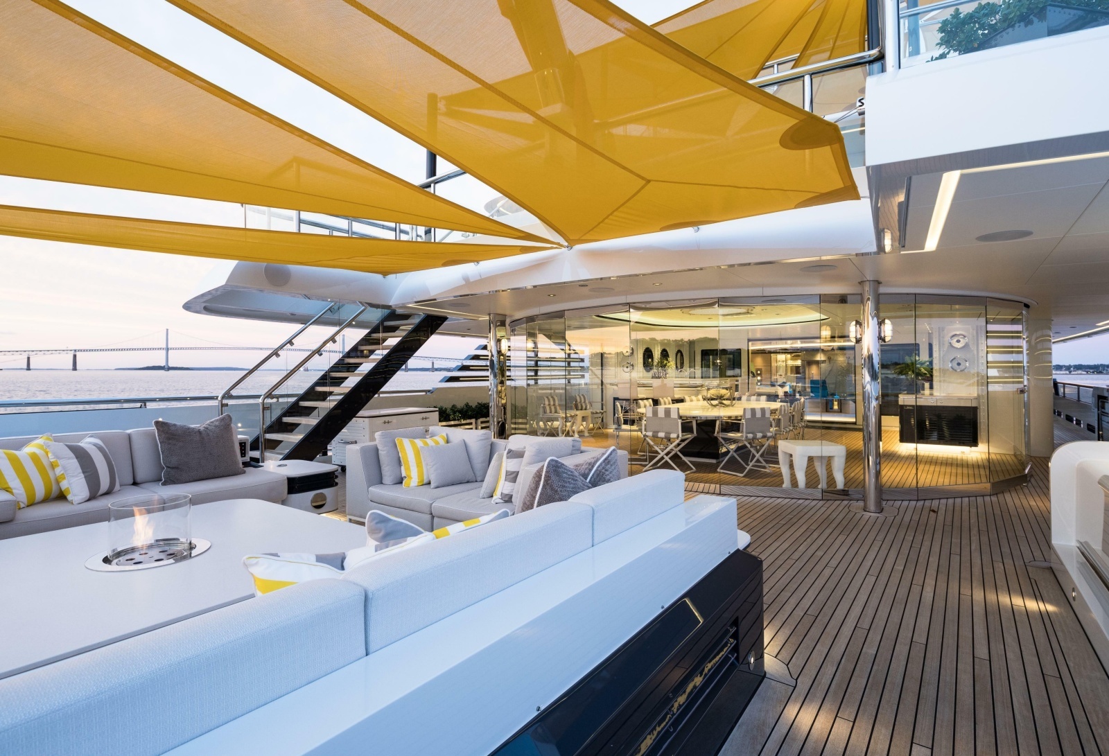 Main Deck Aft Looking Forward To Port 