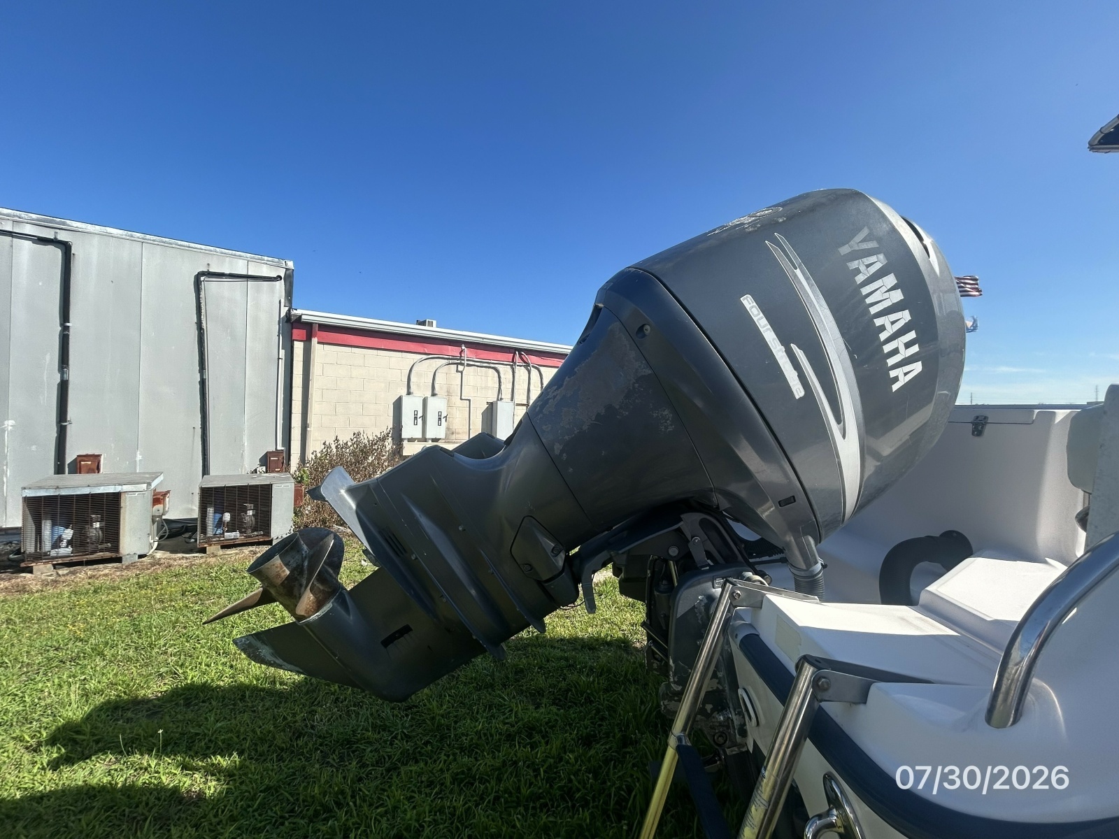 22' Grady-White starboard outboard