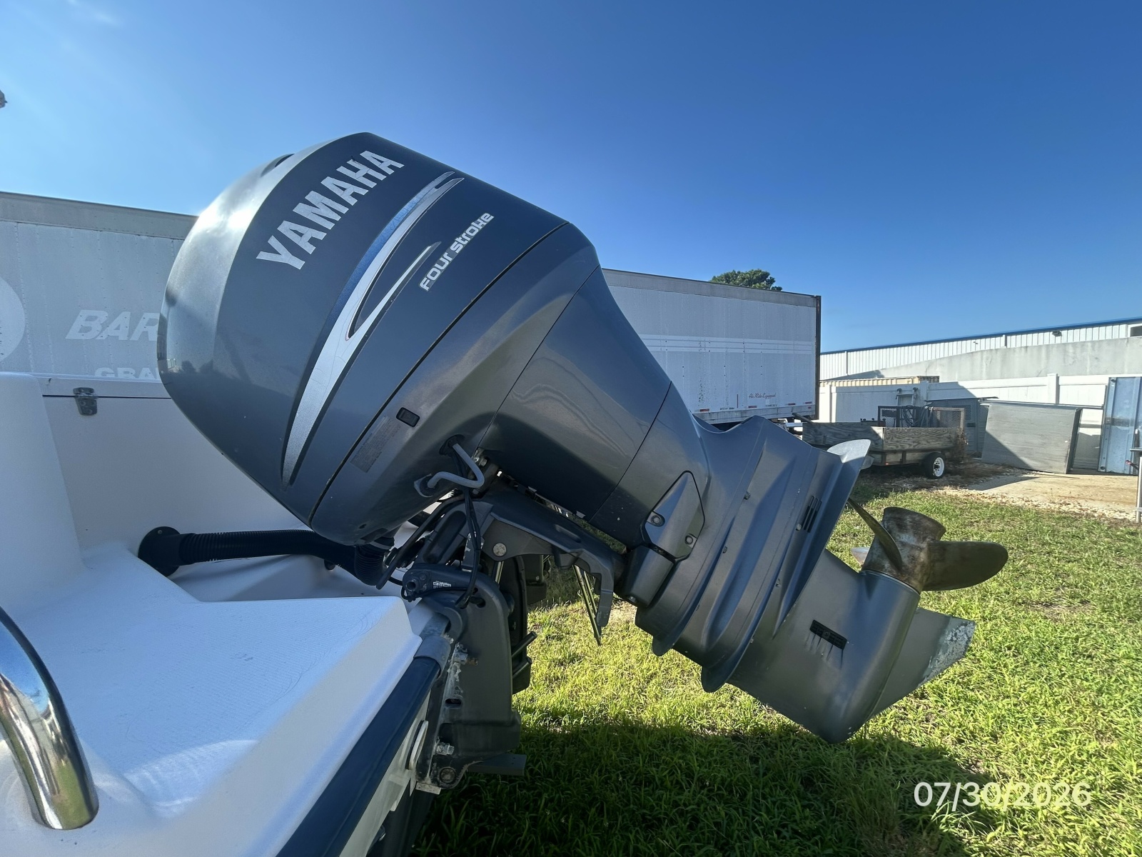 22' Grady-White port outboard