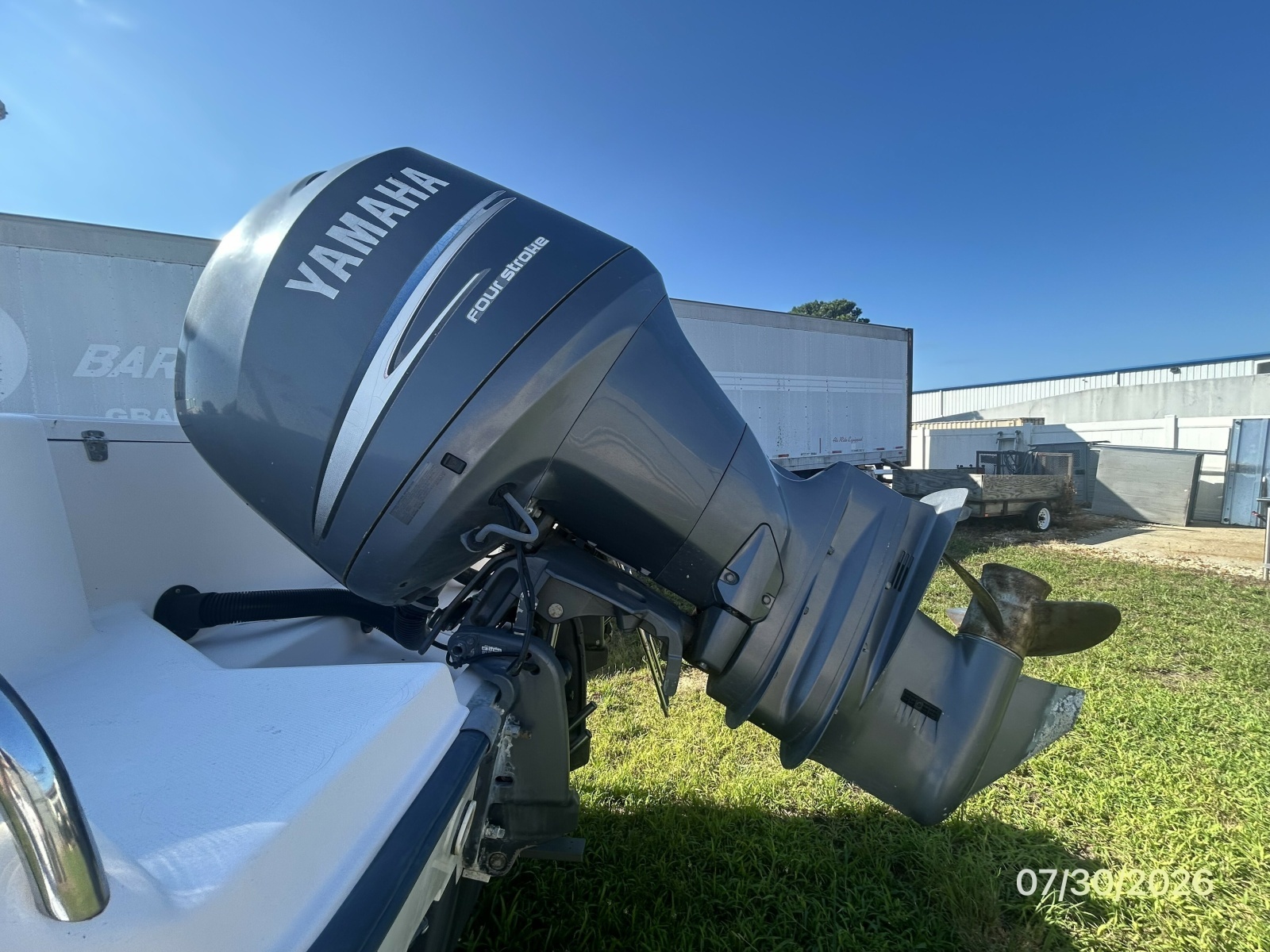 22' Grady-White port outboard