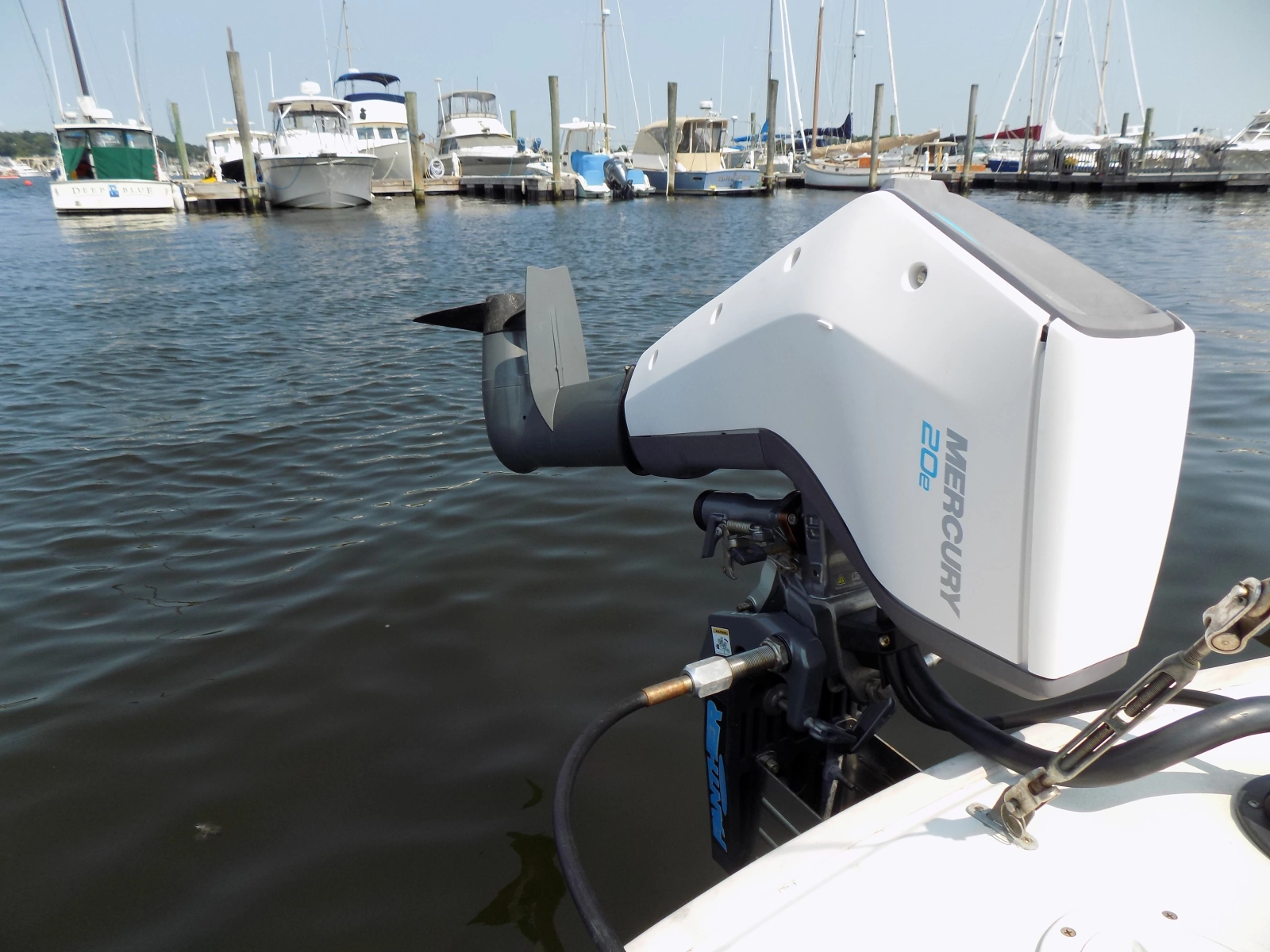 Motor, starboard view