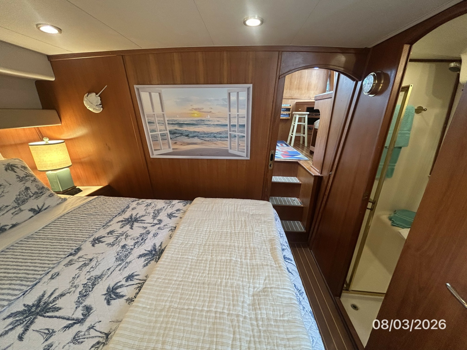 43' Mainship master stateroom forward