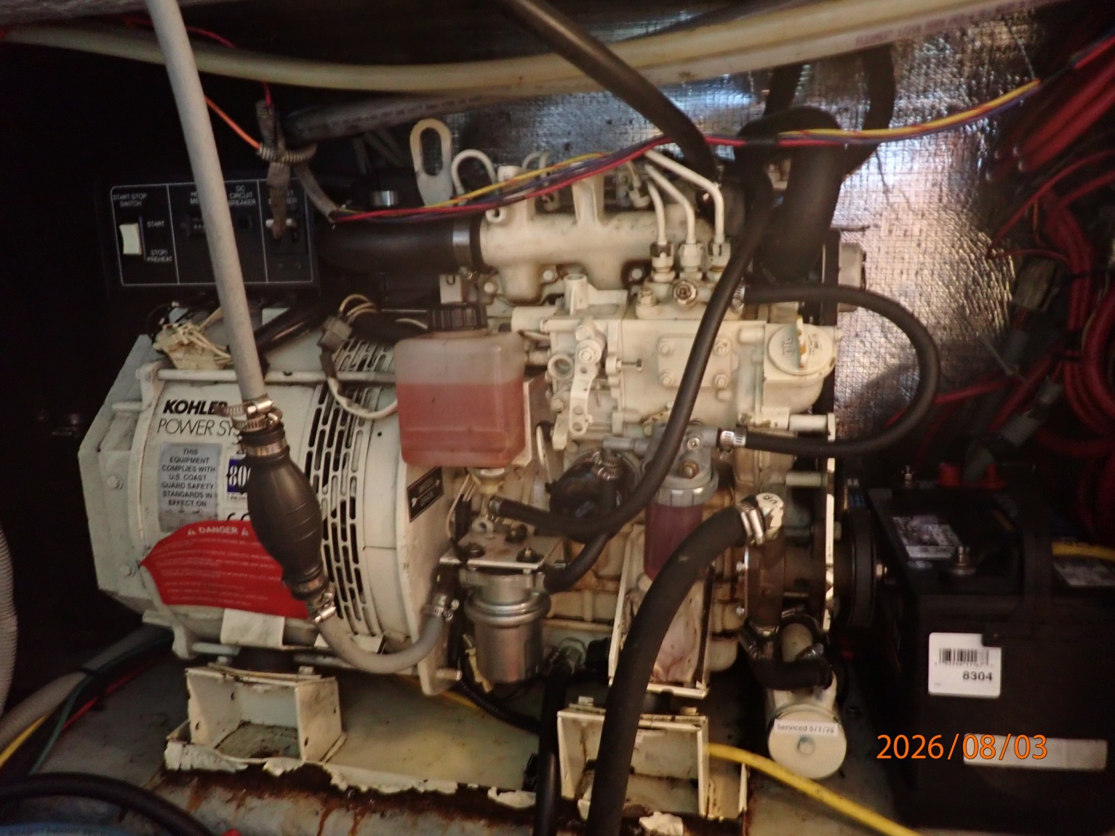 43' Mainship generator