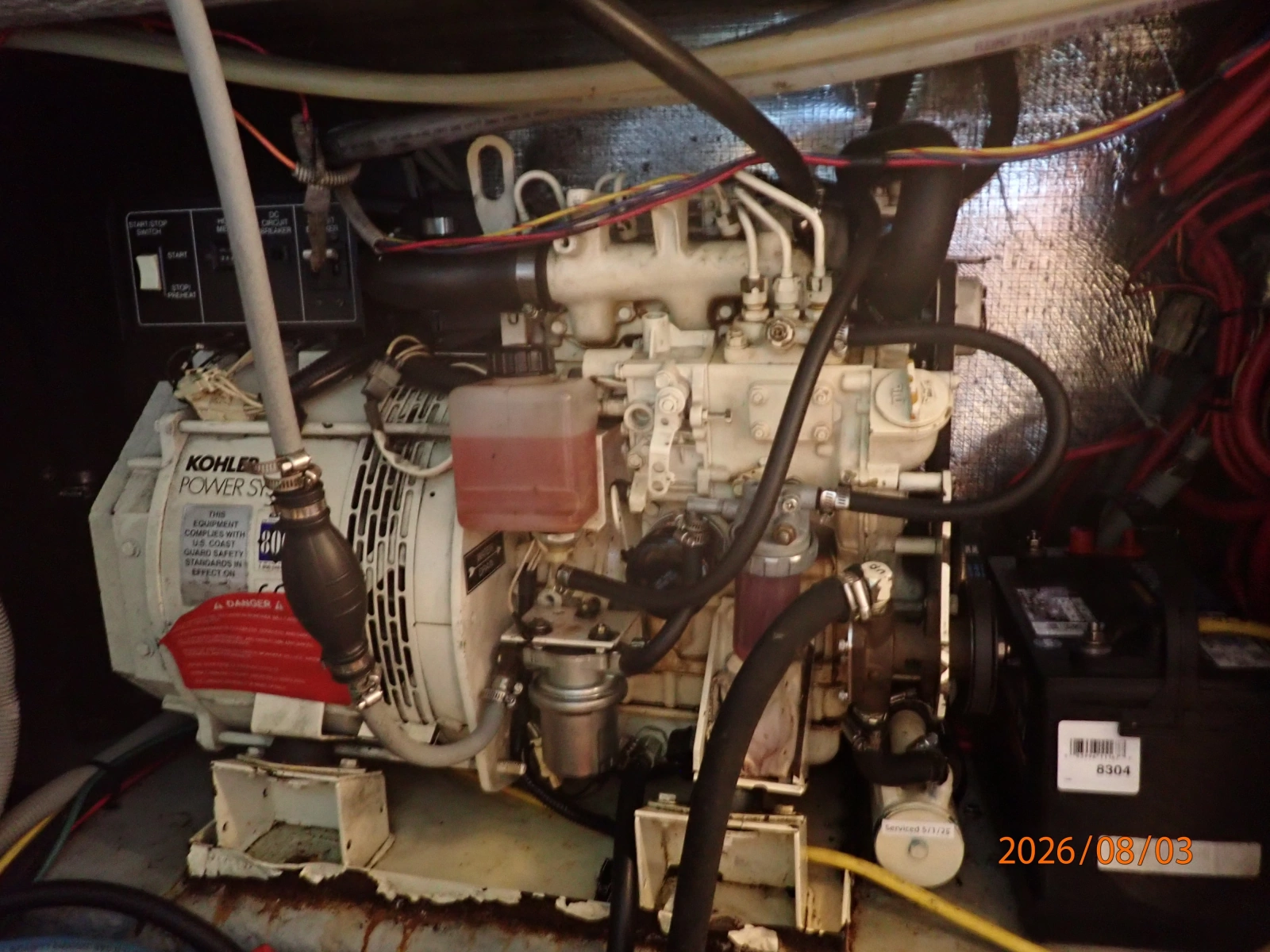 43' Mainship generator