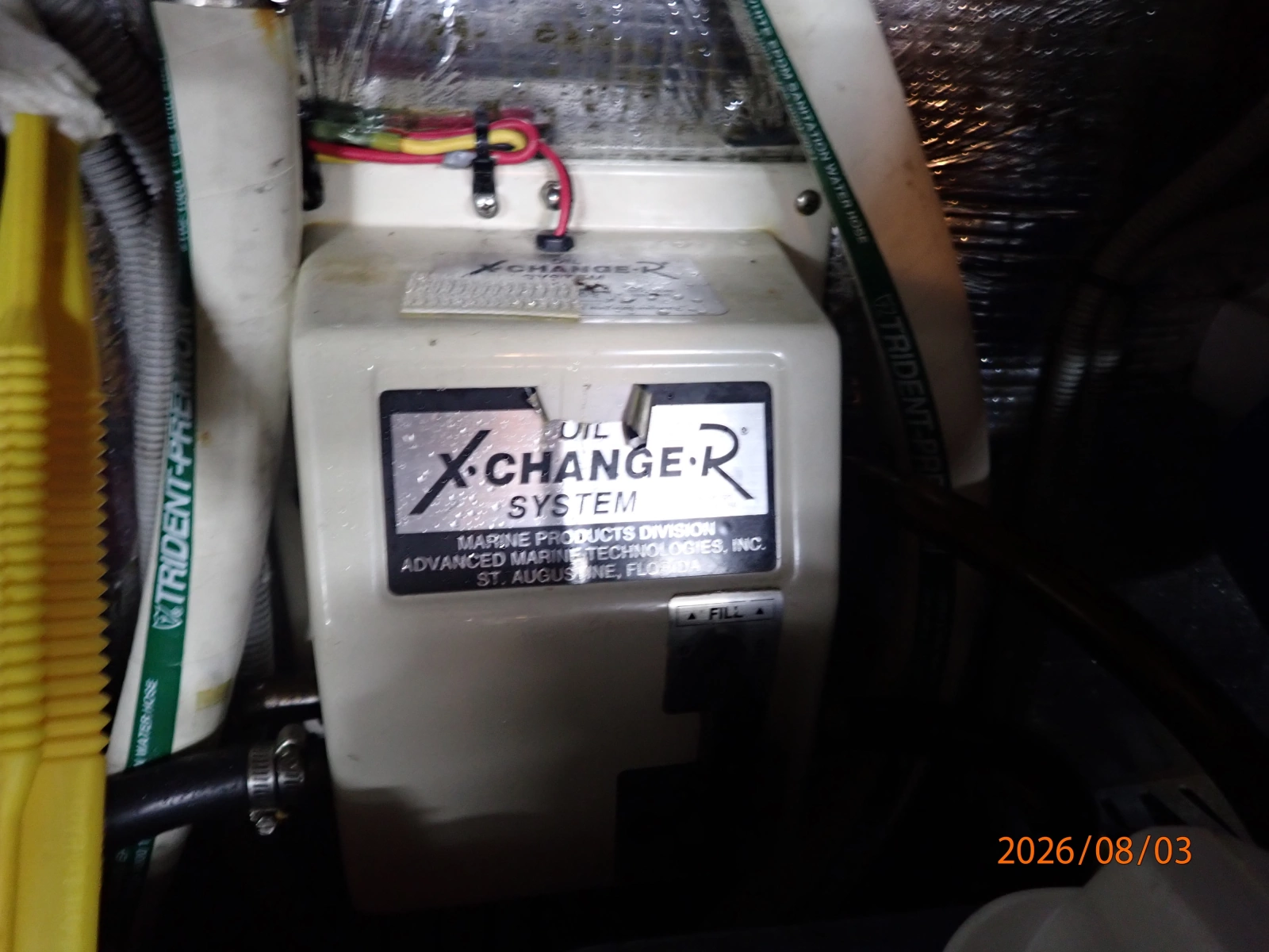43' Mainship oil change system