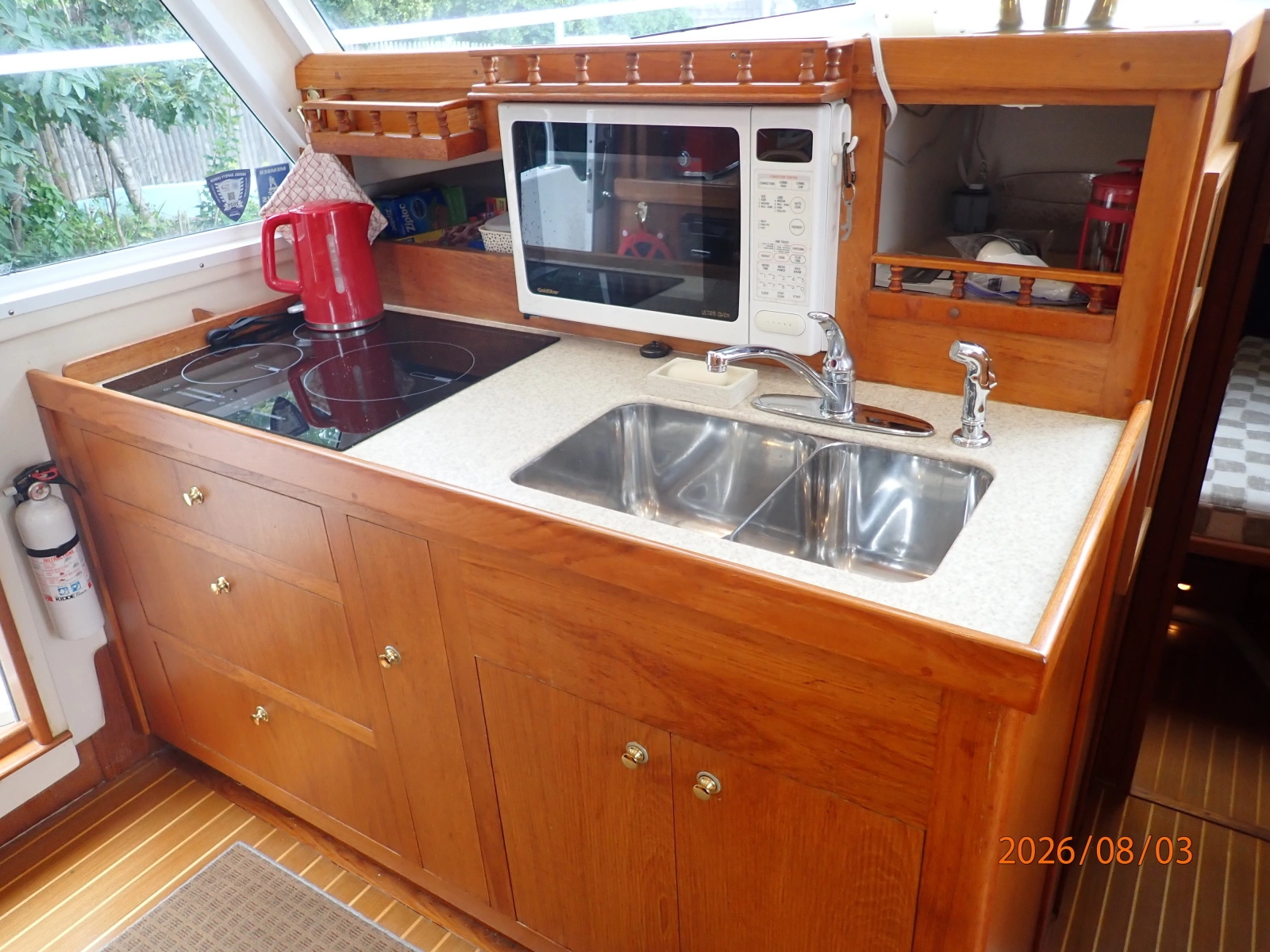 43' Mainship galley forward