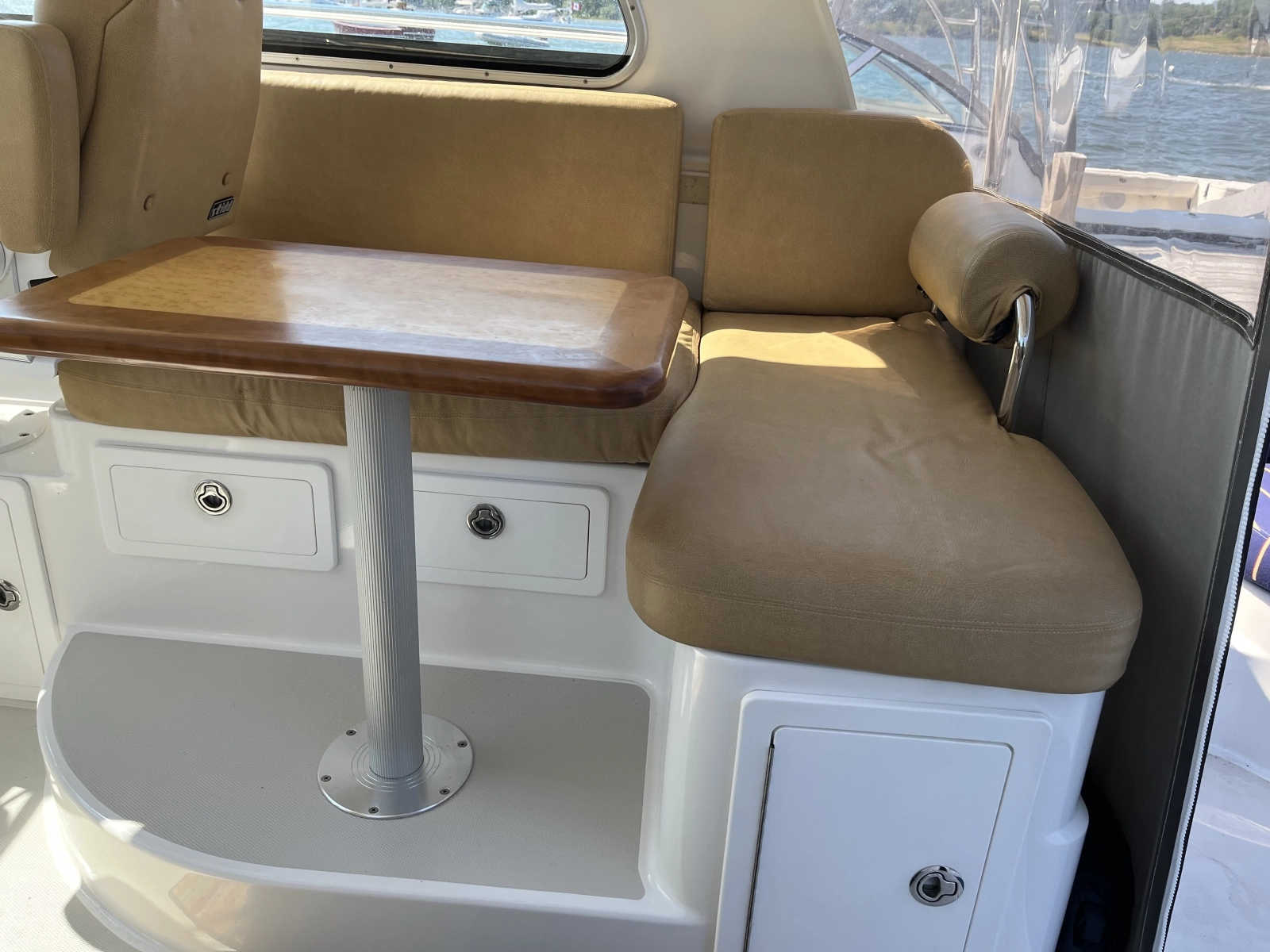 Liberty starboard settee and table