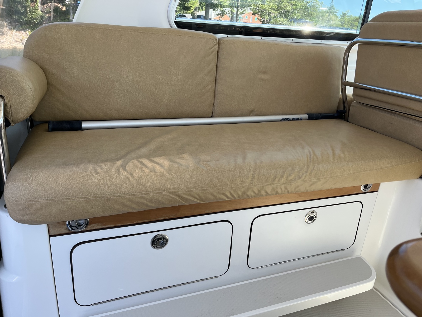 2011 Back Cove — Liberty port settee that converts to a berth