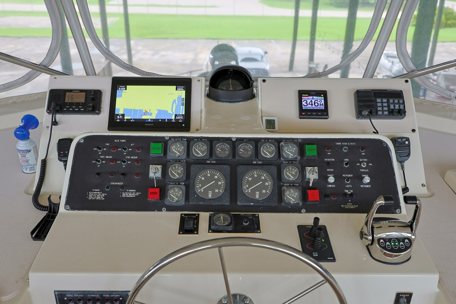 1989 Hatteras 74 Cockpit Motor Yacht