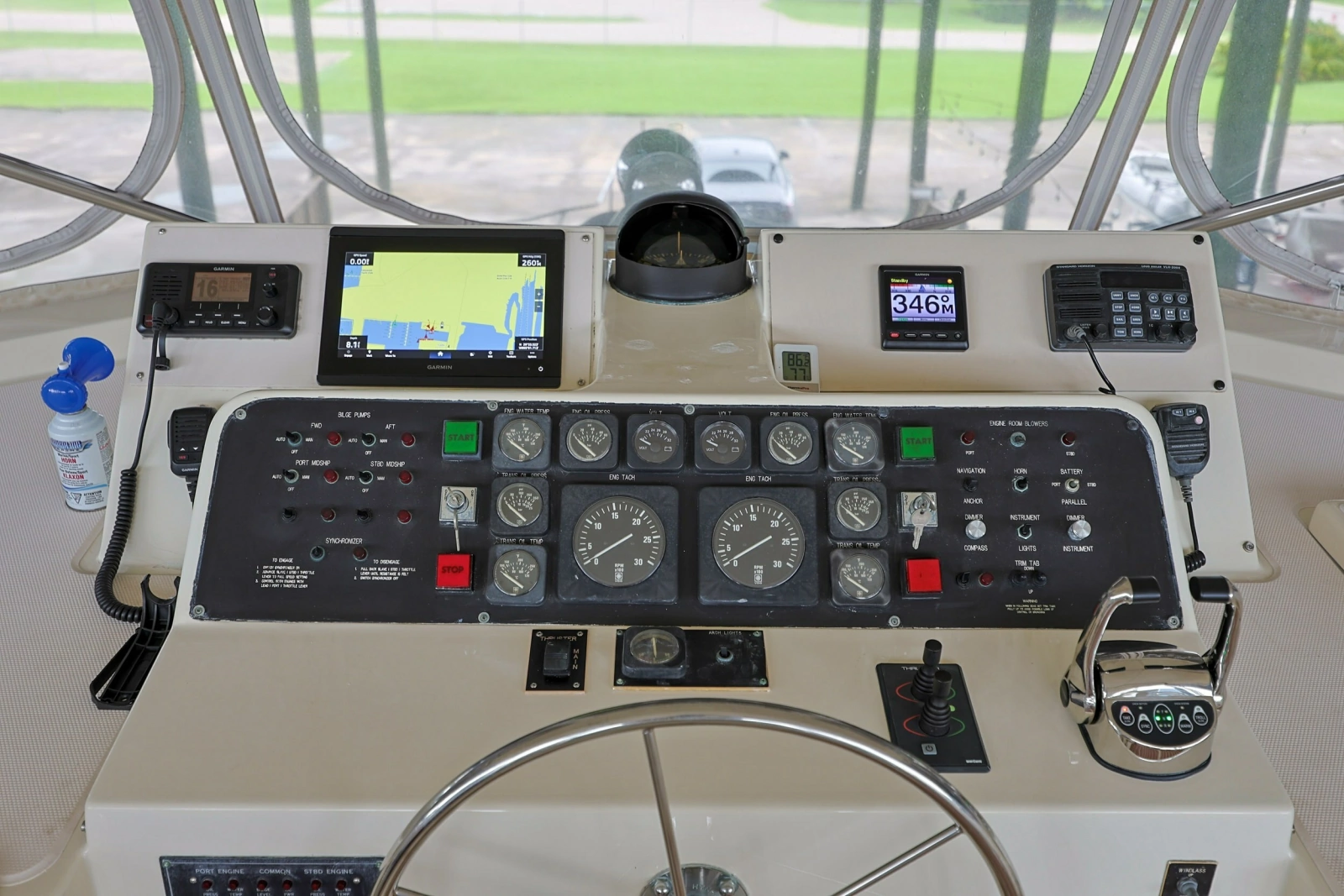 1989 Hatteras 74 Cockpit Motor Yacht