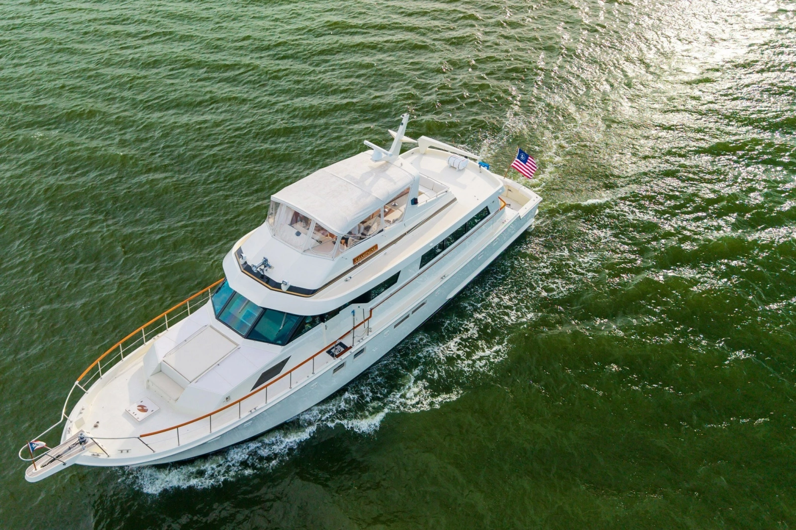1989 Hatteras 74 Cockpit Motor Yacht