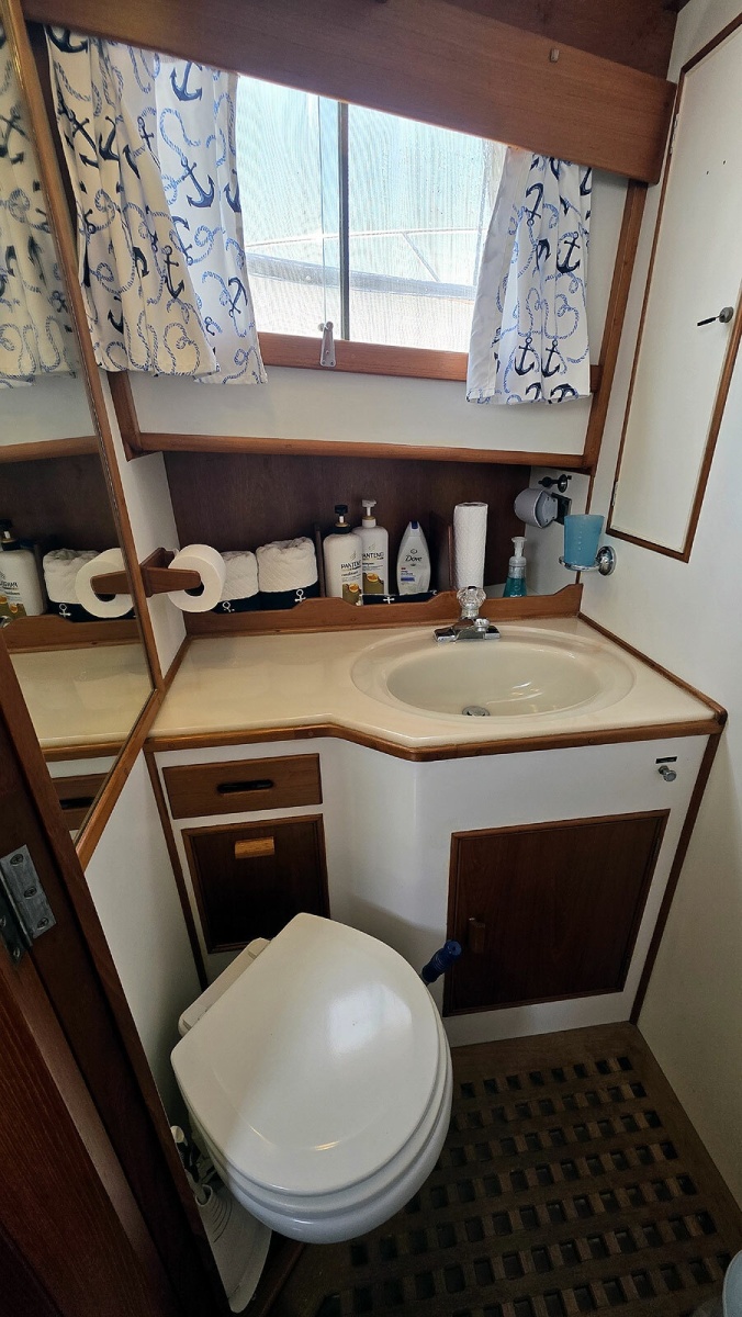 Guest Wet Head Vanity and Toilet