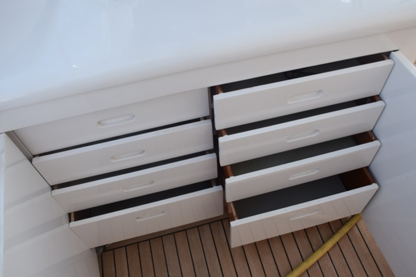 Port Side Cockpit Center, Tackle Drawers