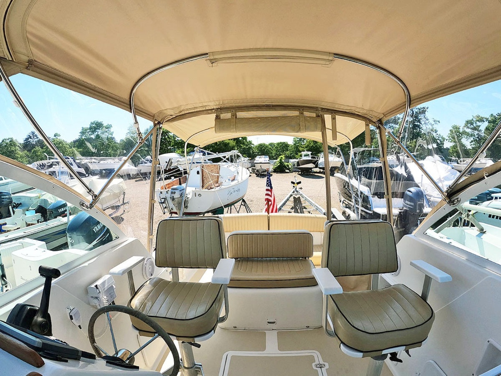 Helm Looking Aft