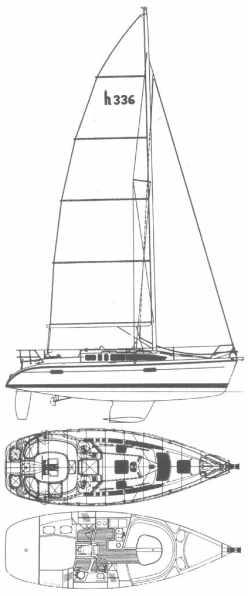 Hunter 336 Layout