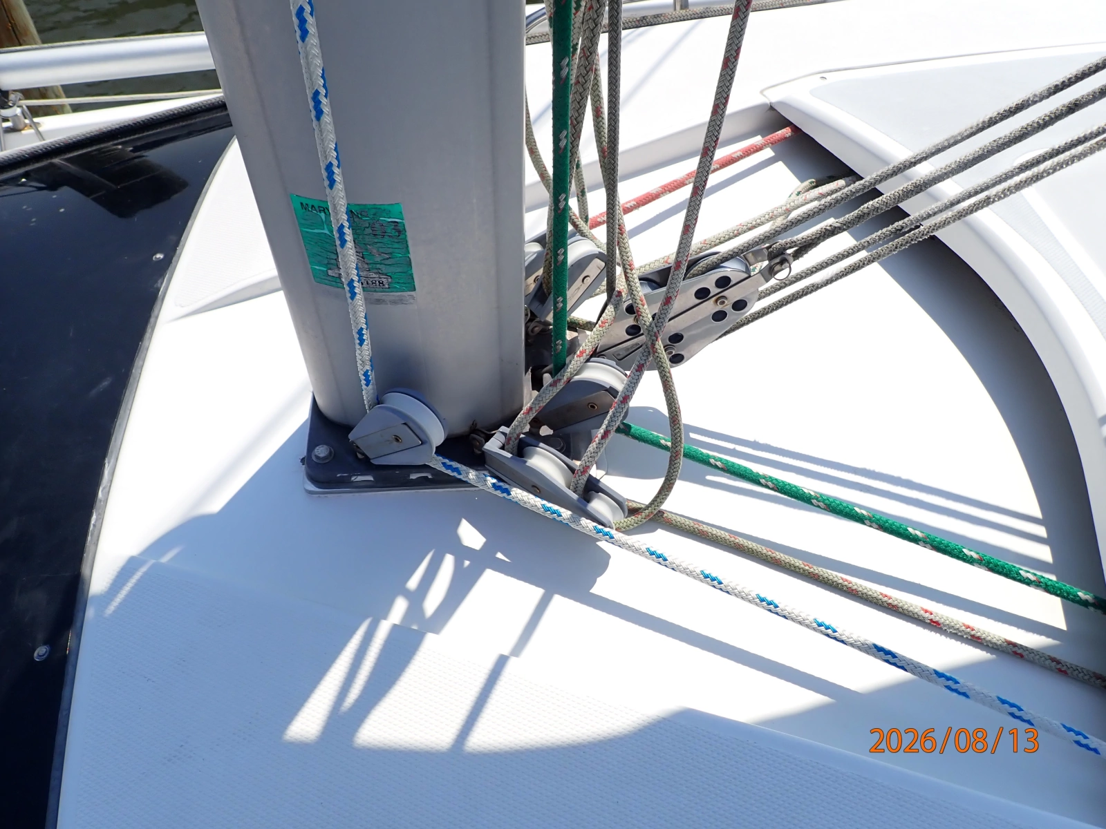 Hunter 336 mast base1