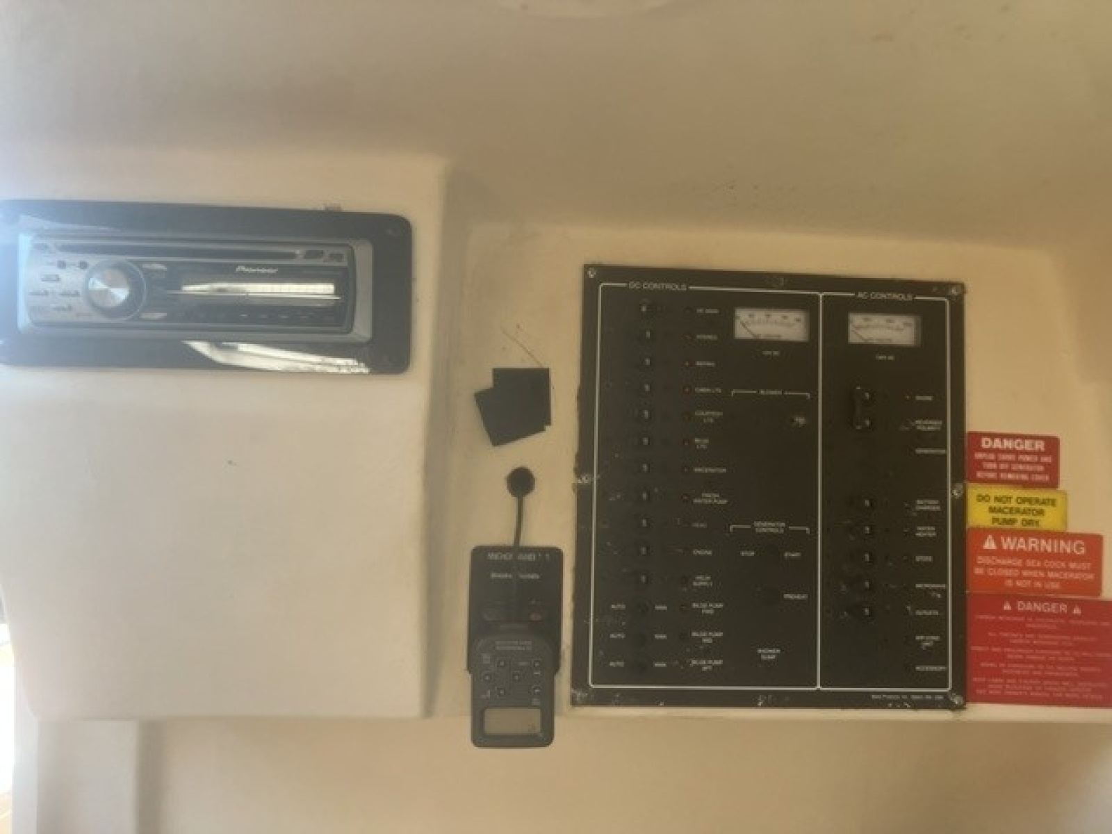 Pioneer Stereo & Main Panel