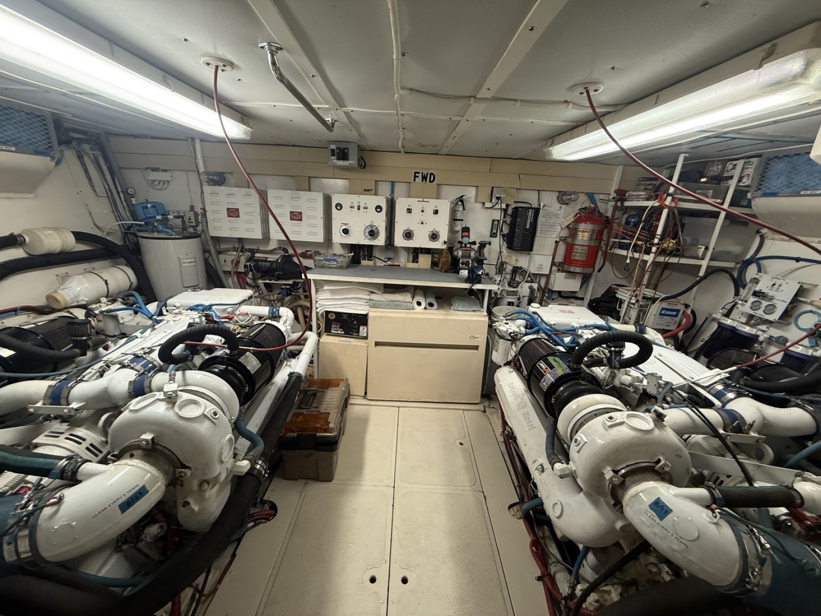 Engine Room Looking Forward