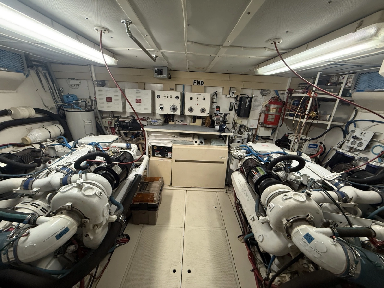 Engine Room Looking Forward