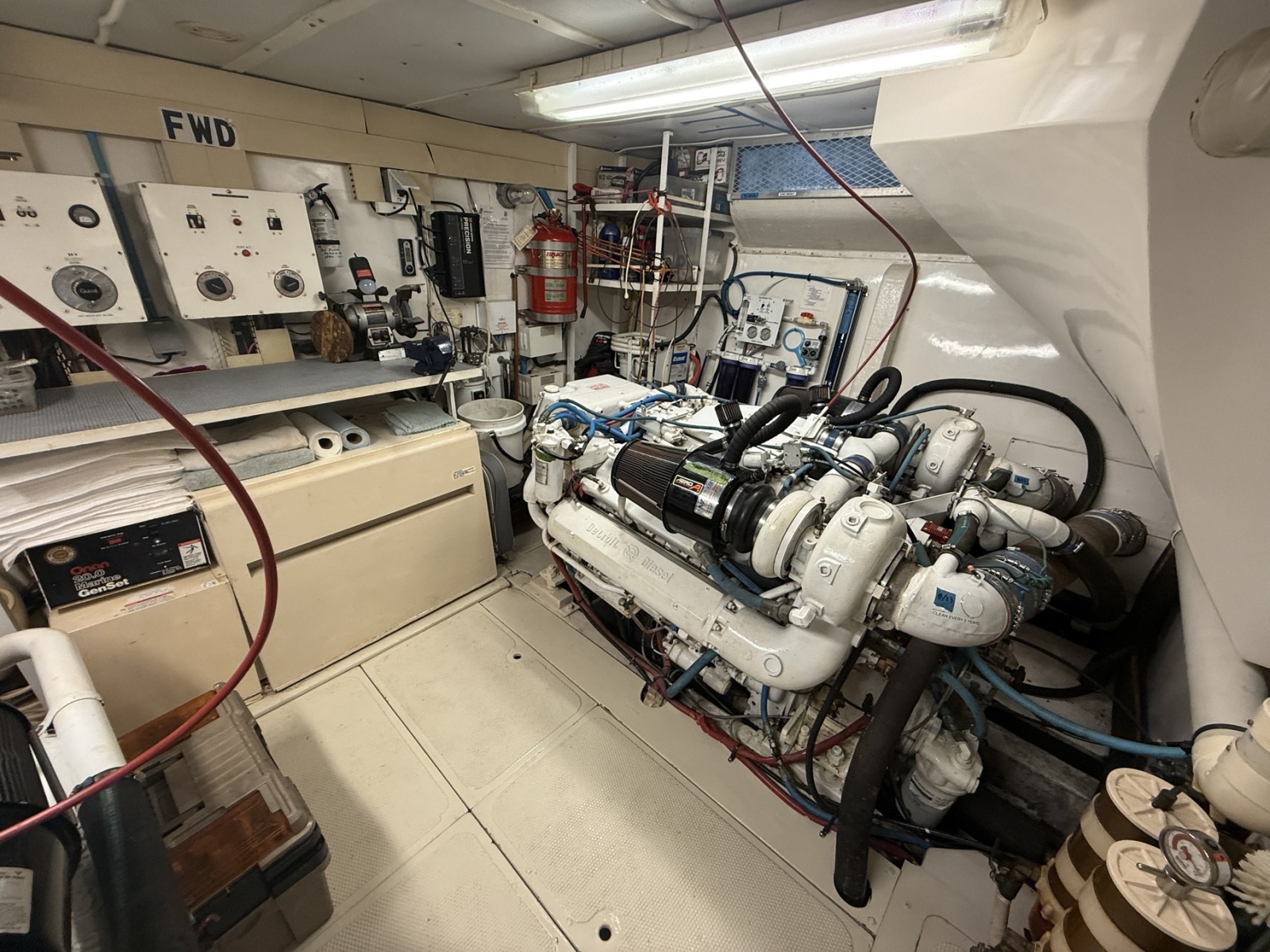 Engine Room Starboard Side