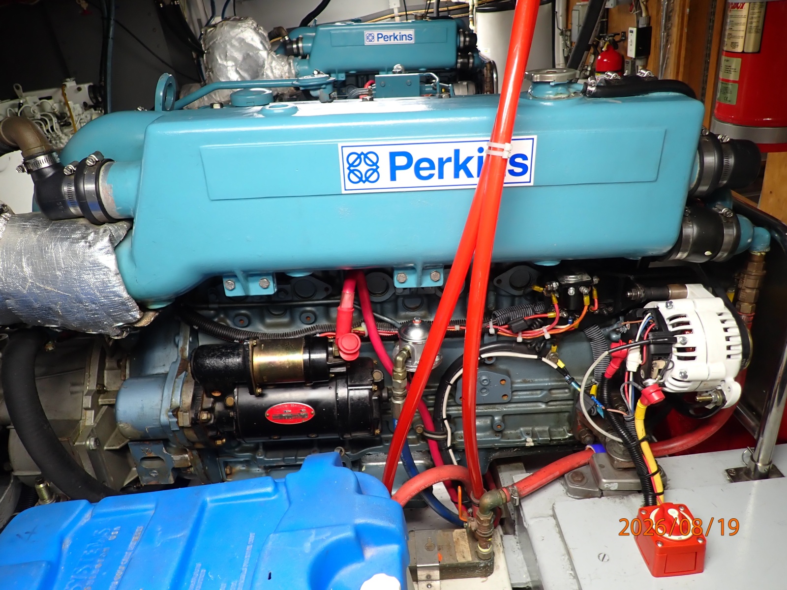 Steel Magnolia starboard main engine1