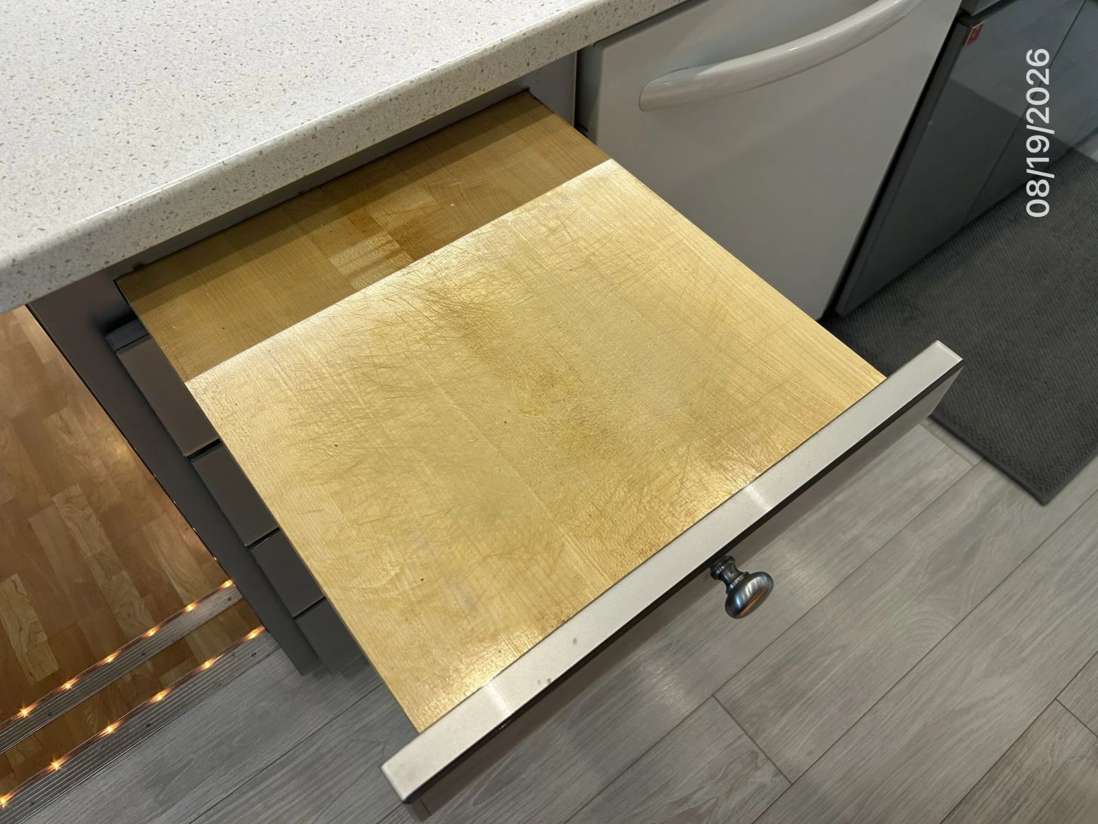 Steel Magnolia galley countertop extension