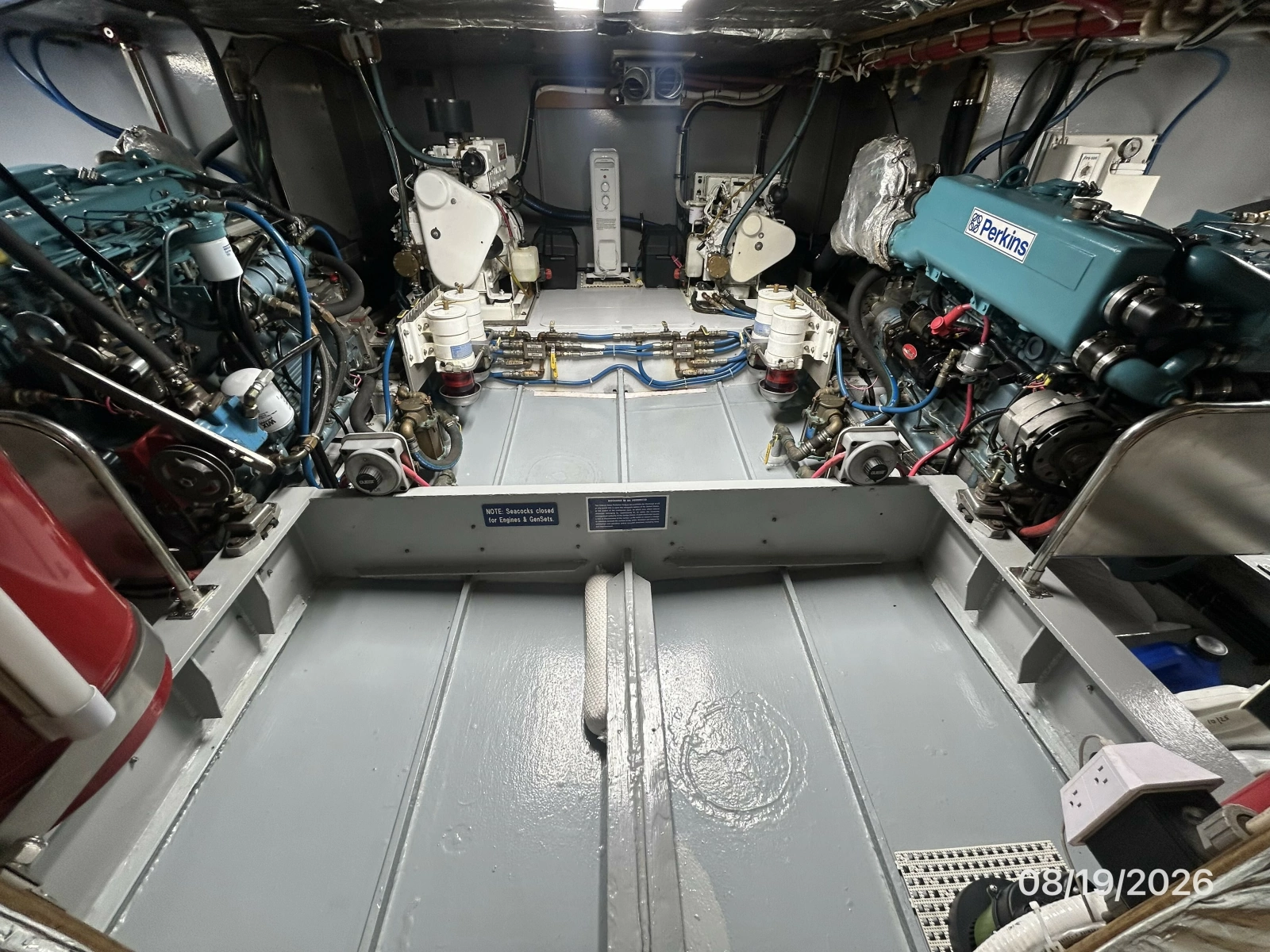 Steel Magnolia engine room aft