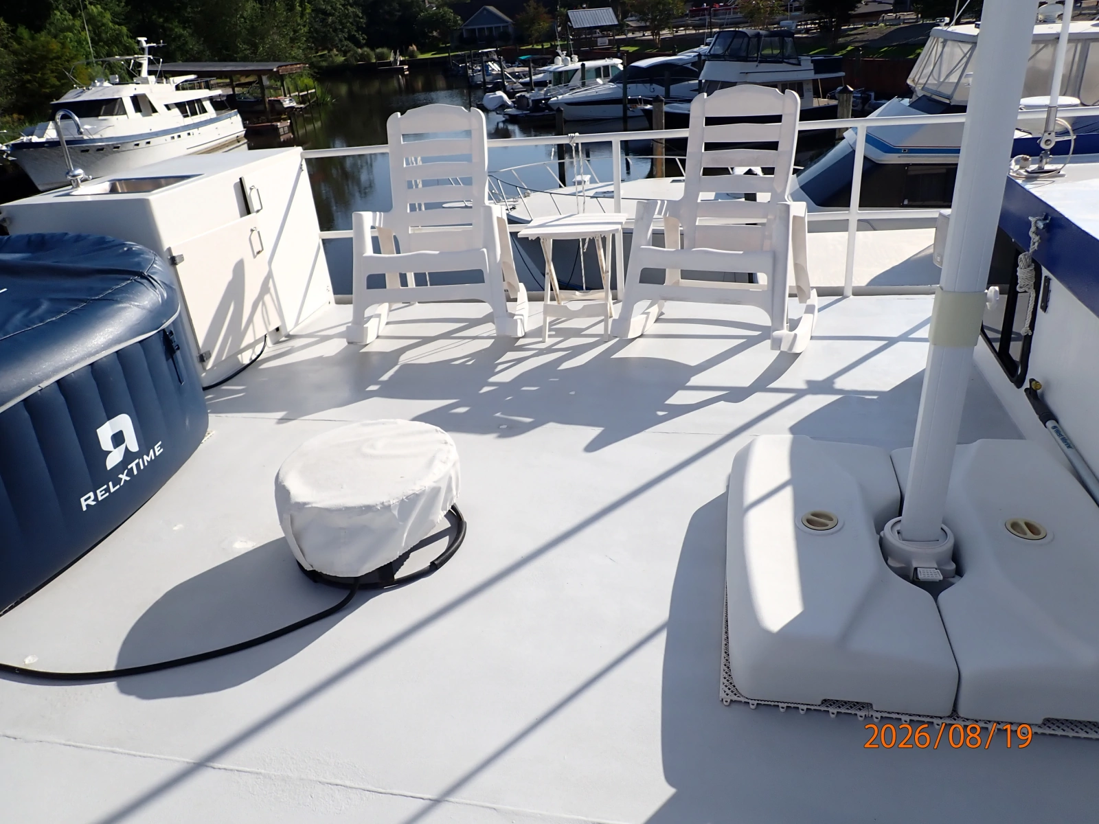 Steel Magnolia sundeck port