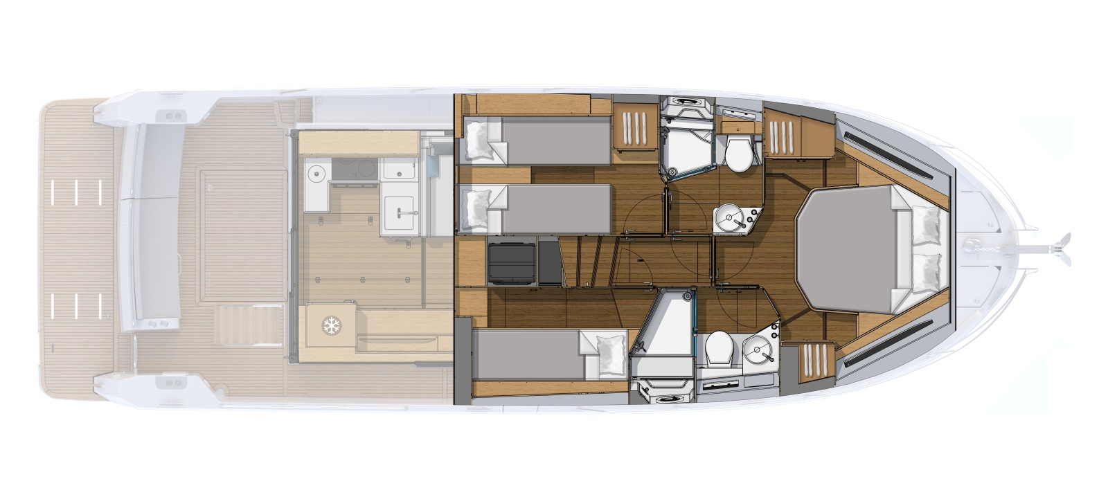 2027 Beneteau Swift Trawler 43 Fly