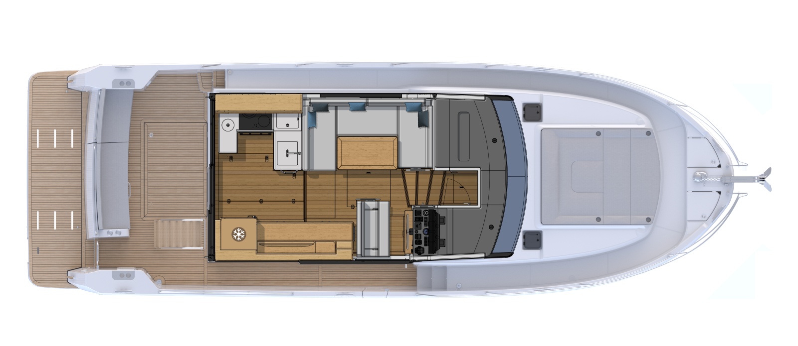 2027 Beneteau Swift Trawler 43 Fly