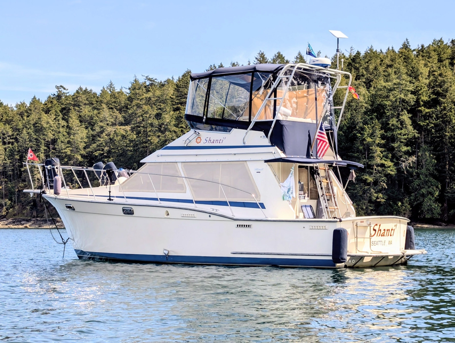 SHANTI  34ft Tollycraft Yacht For Sale