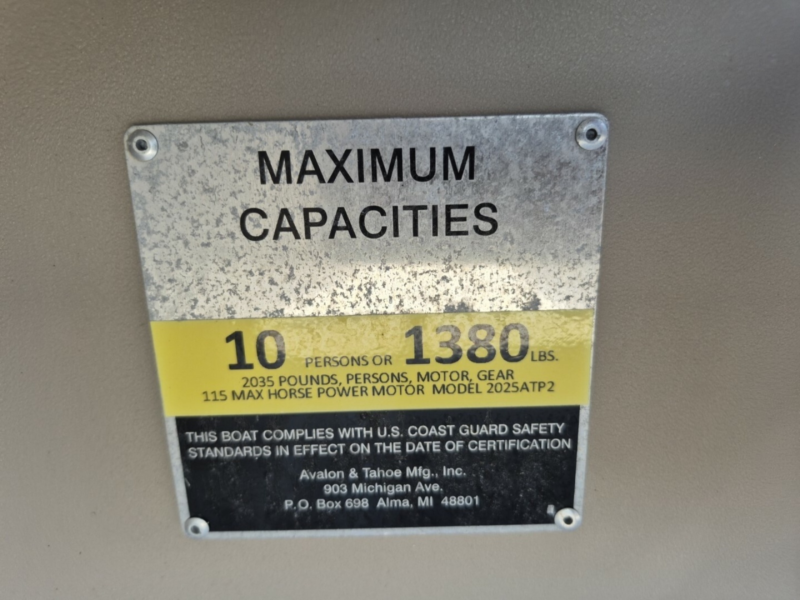 2021 Avalon VLS 2080 QL
