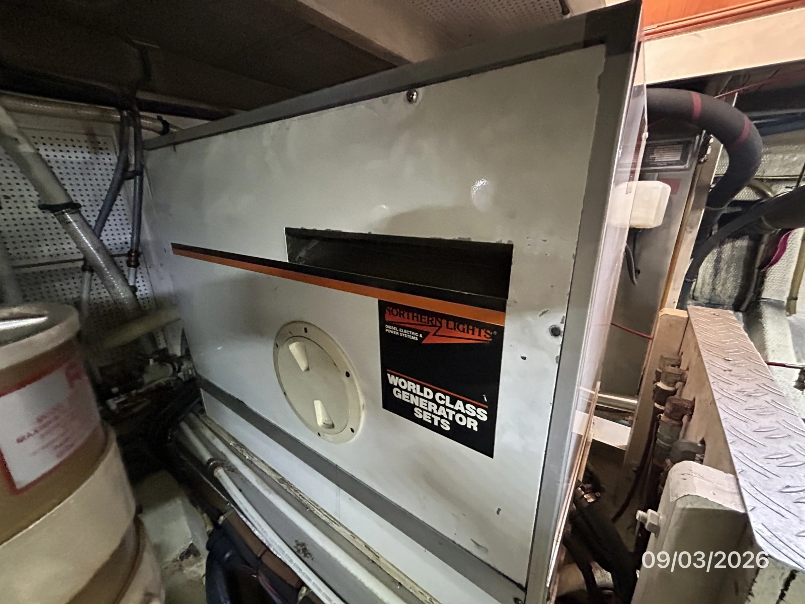 42' Grand Banks generator sound box