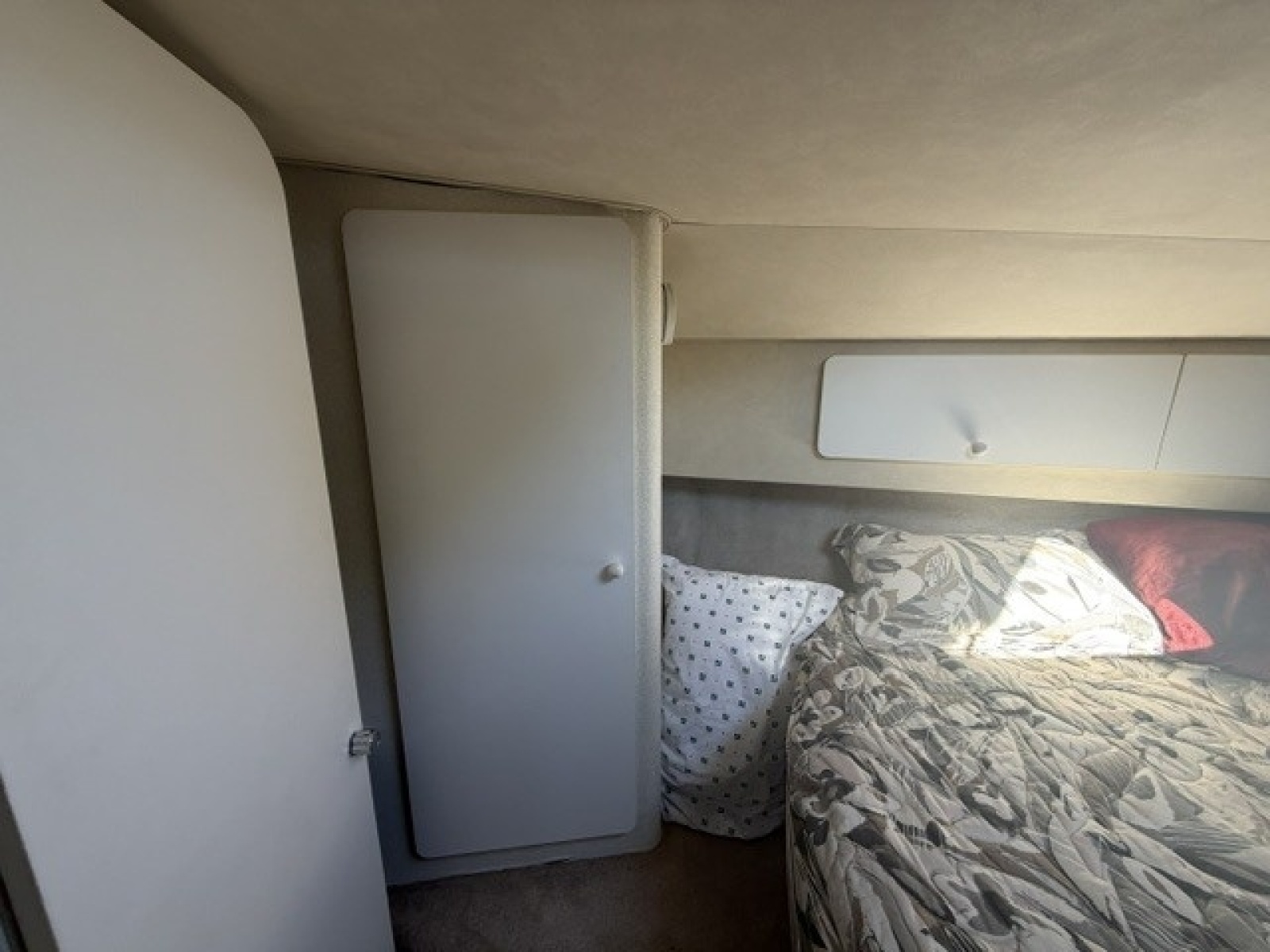 Forward state room port hanging locker