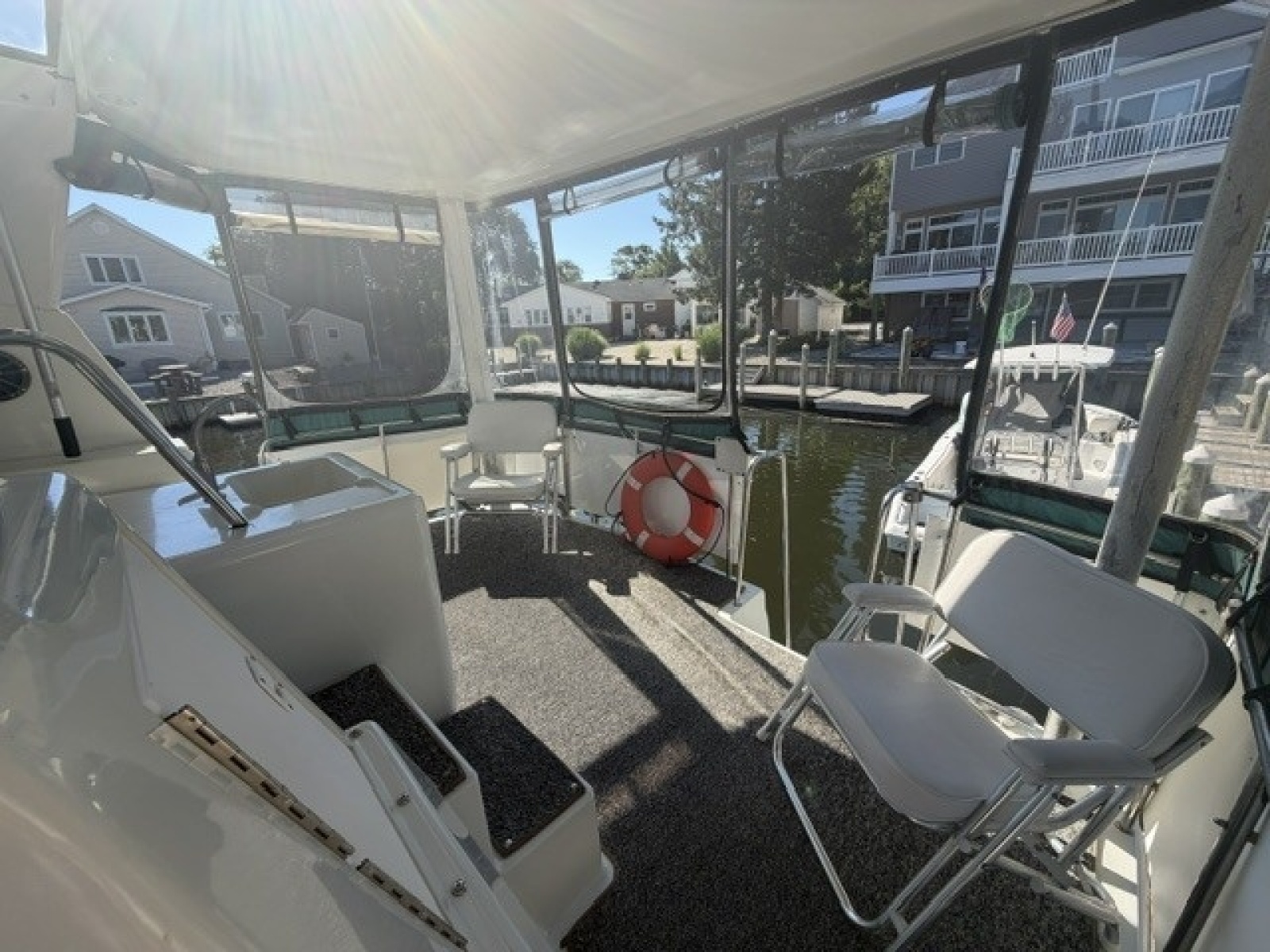 aft sundeck from port