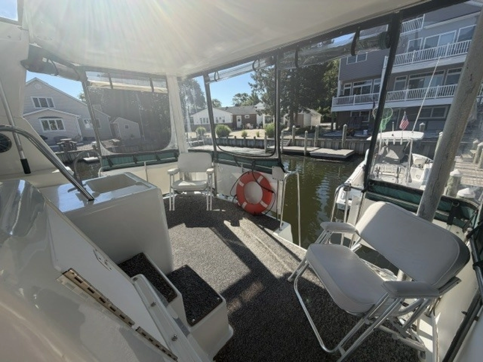 aft sundeck from port