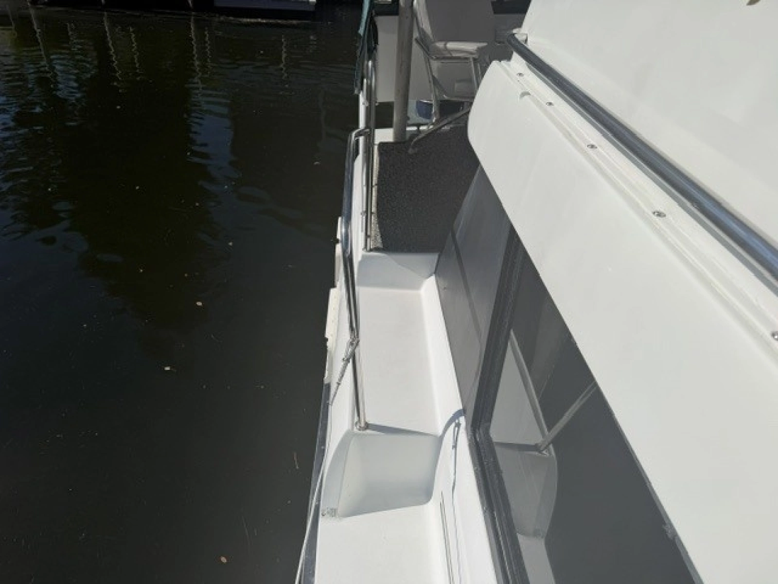 Starboard side deck