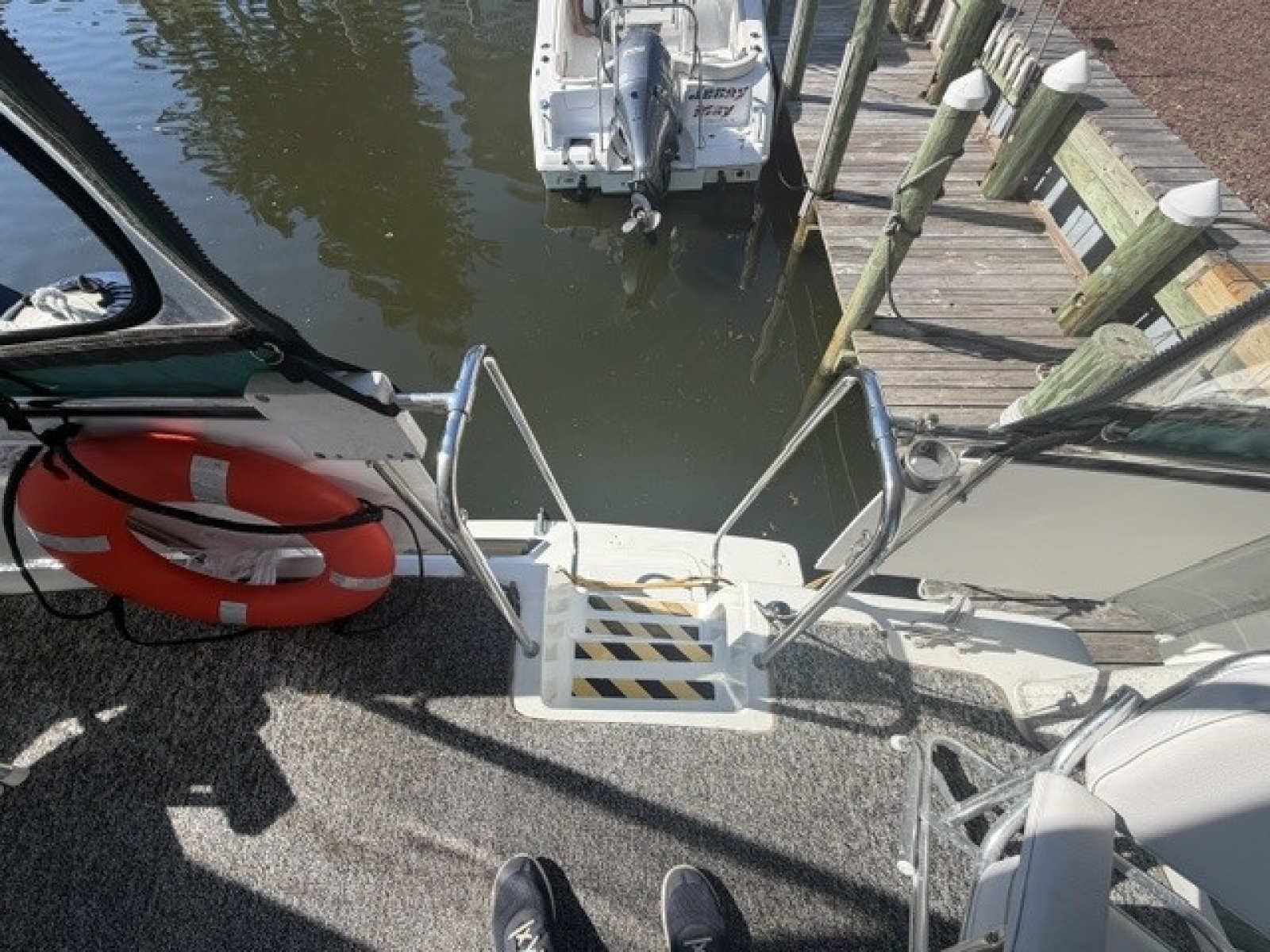 Swim platform access